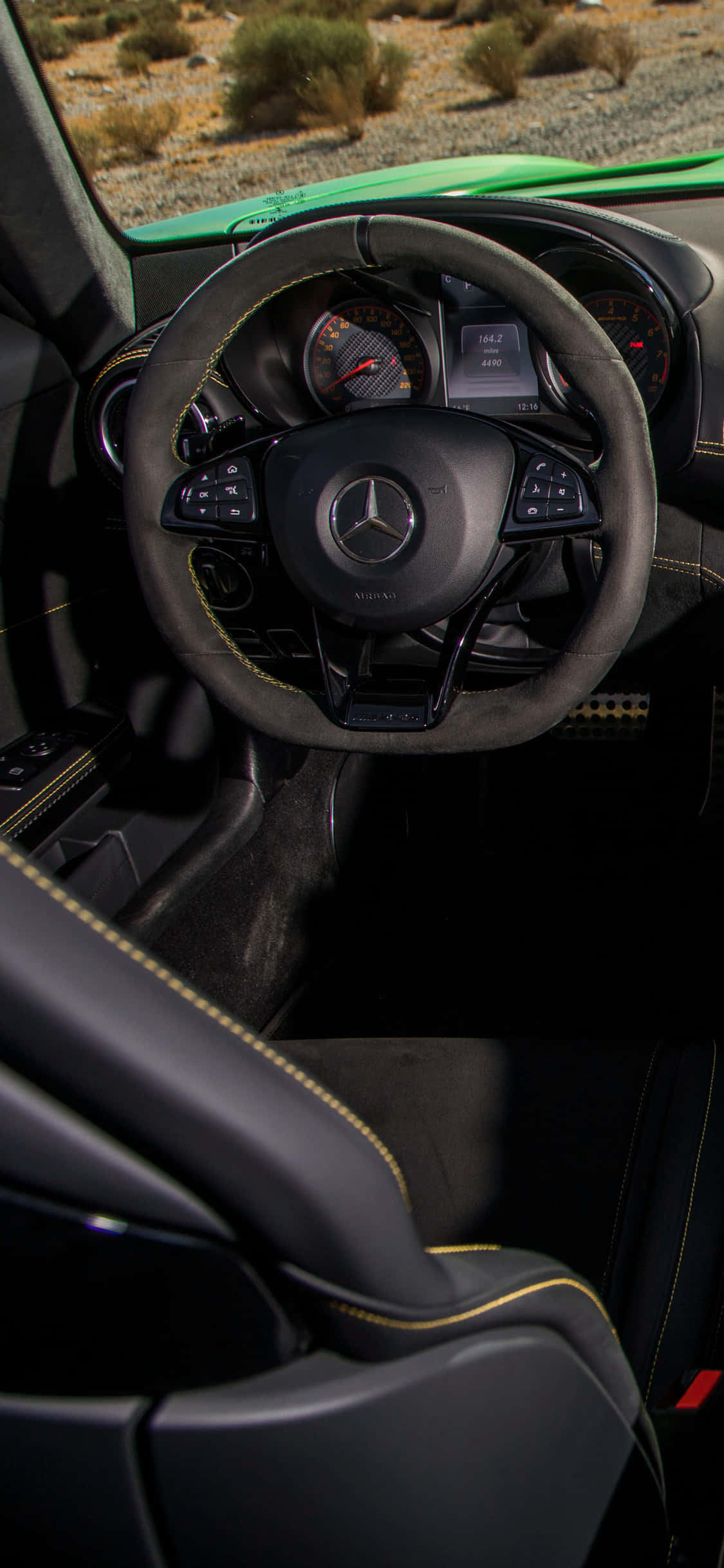 Sports Car Interior Android Amg Gt-r Background Wallpaper
