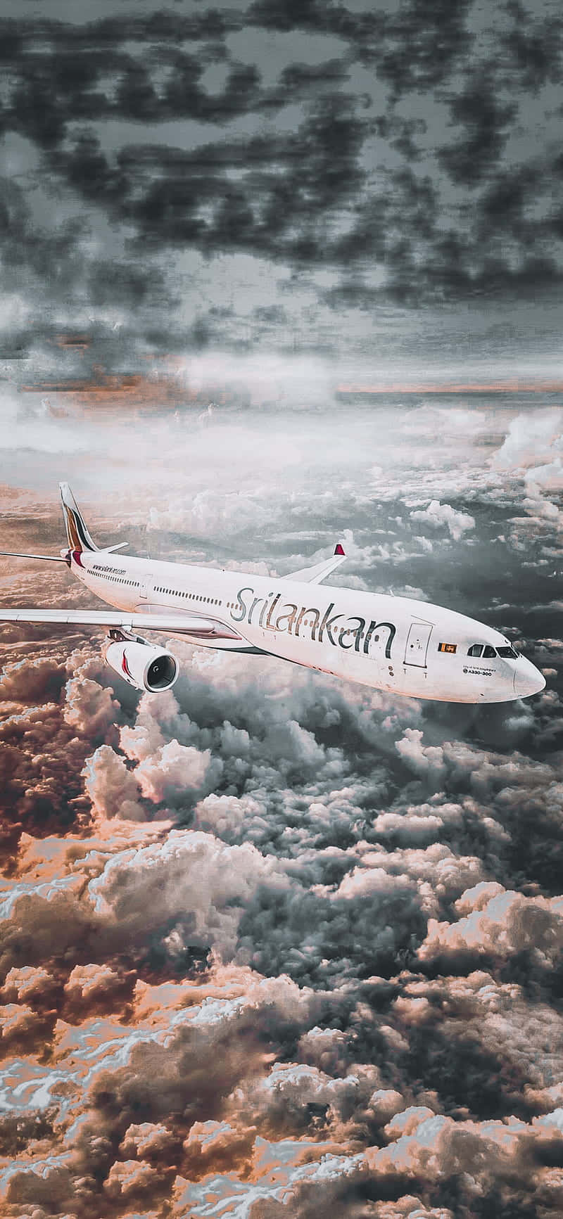 SriLankan Airlines Android Plane Background Wallpaper