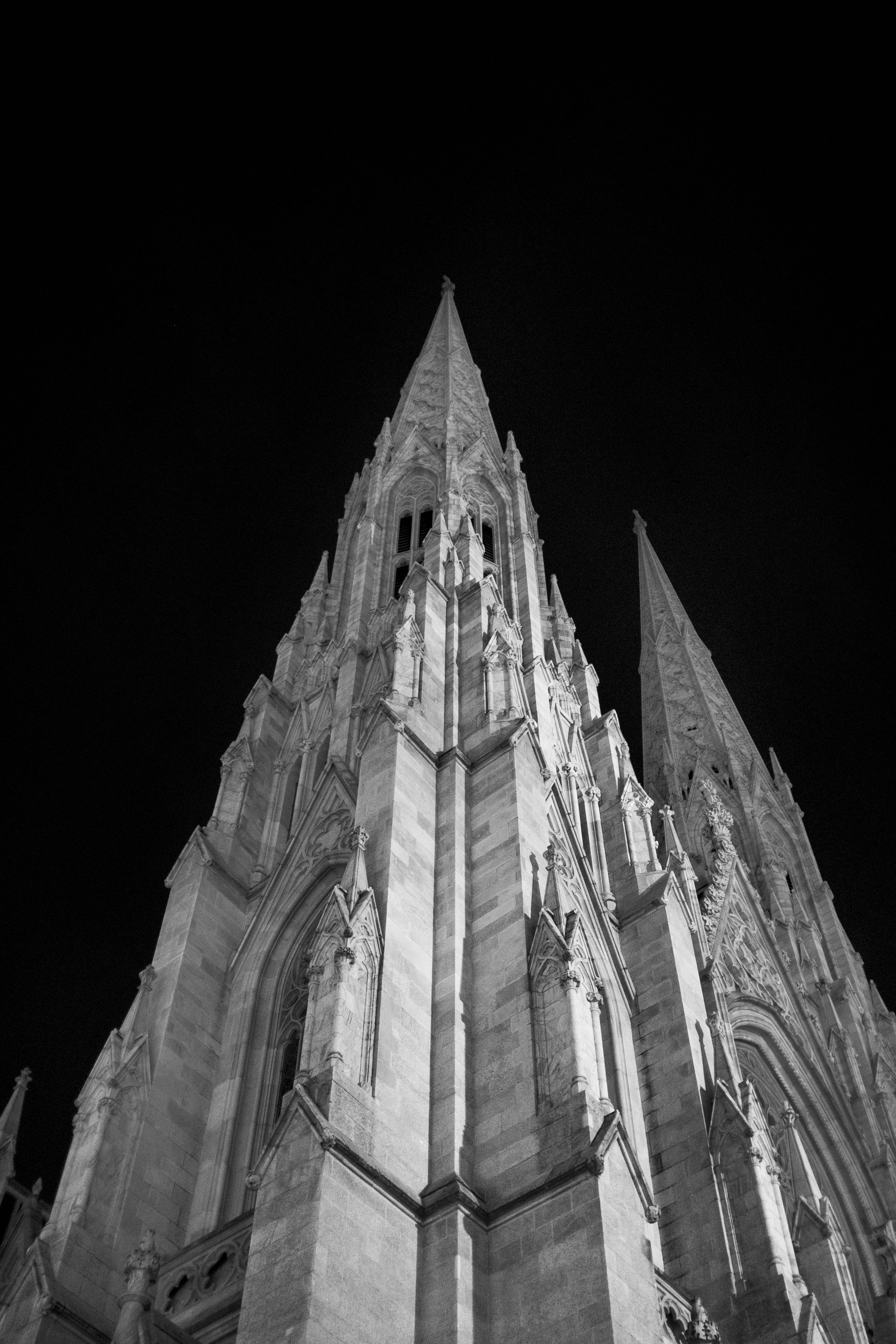 St Patrick Cathedral New York Itim at Puti Wallpaper