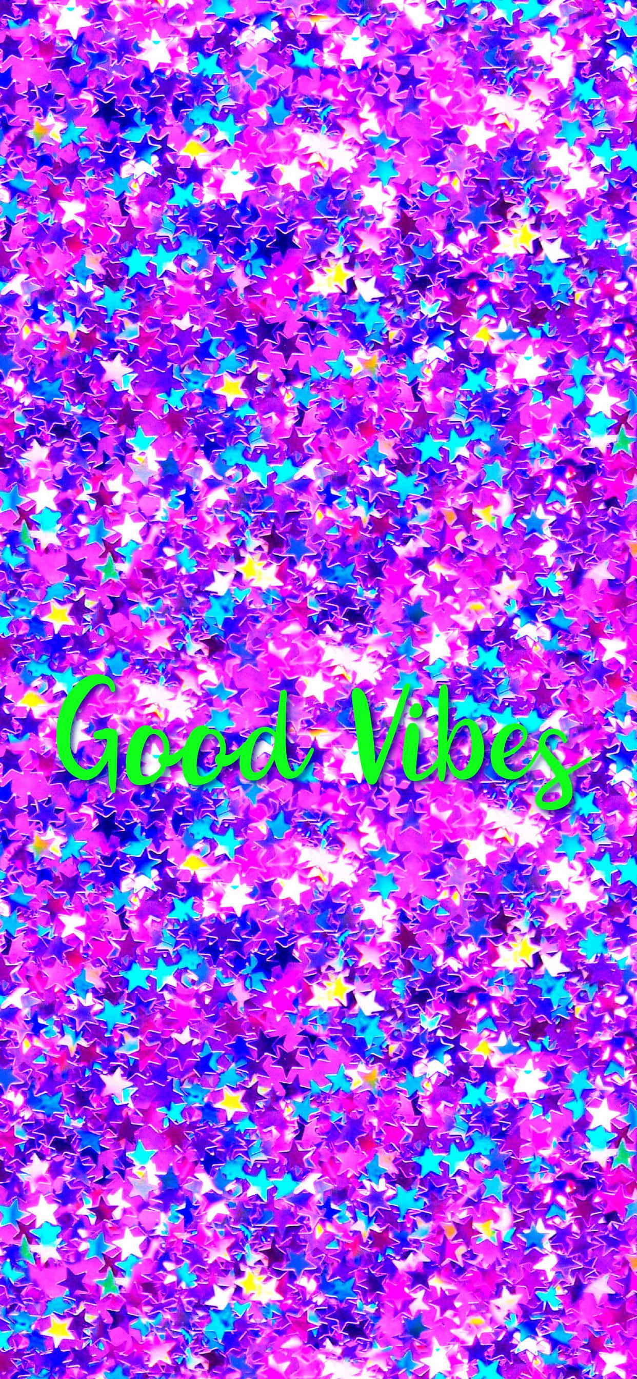 Star Sequins Magandang Vibes iPhone Wallpaper