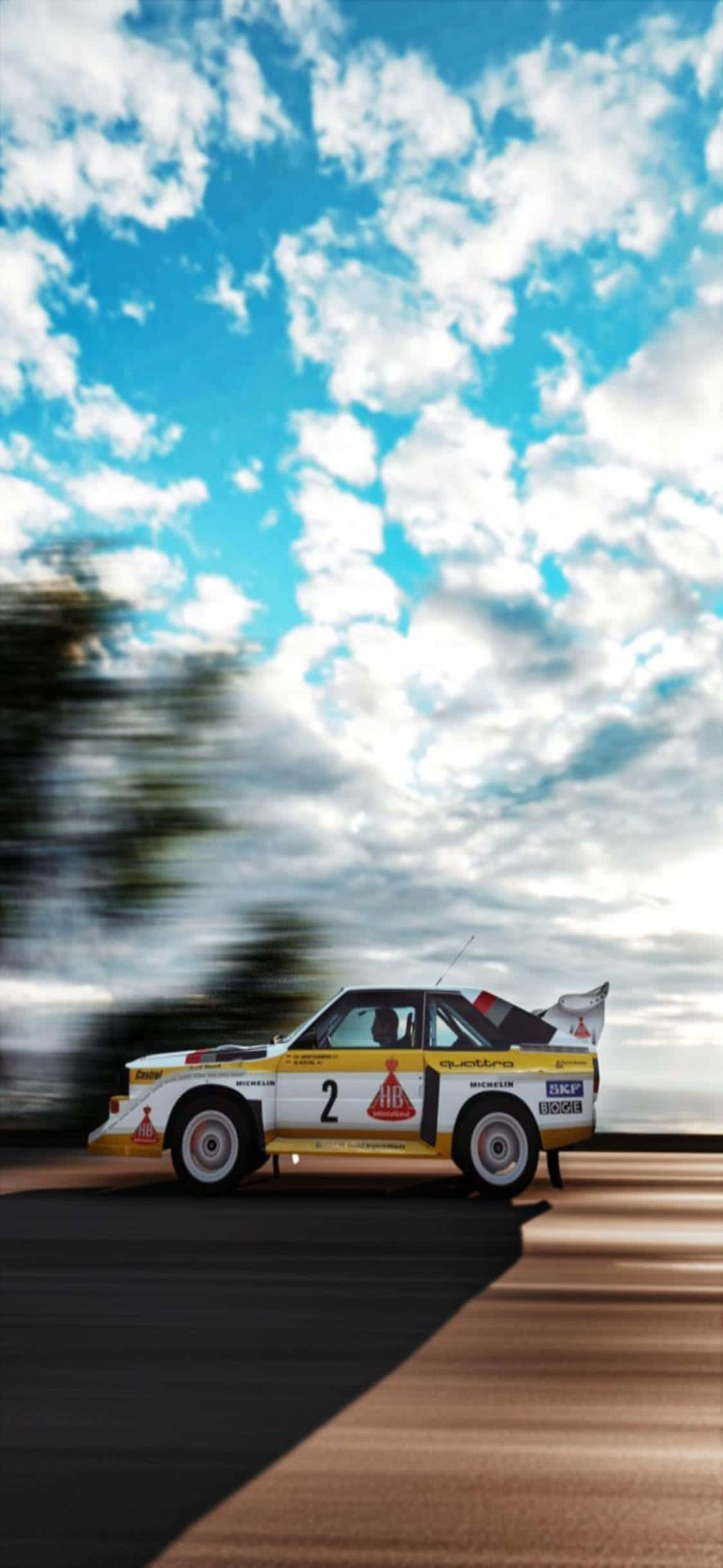 Start the race with iPhone Xs and Forza Horizon 4 Wallpaper