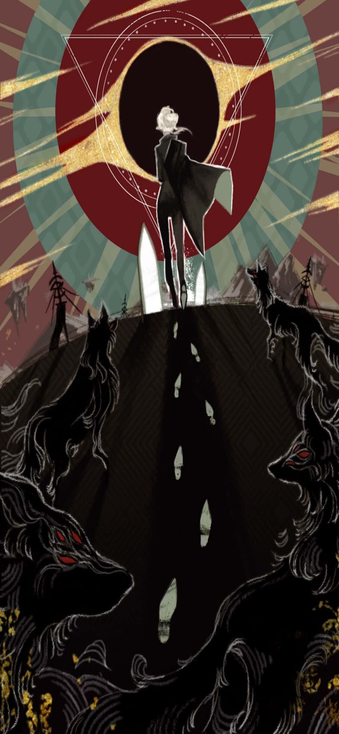 Tumungtong sa isang mundo ng pakikipagsapalaran gamit ang Dragon Age Inquisition sa iyong iPhone Xs Wallpaper
