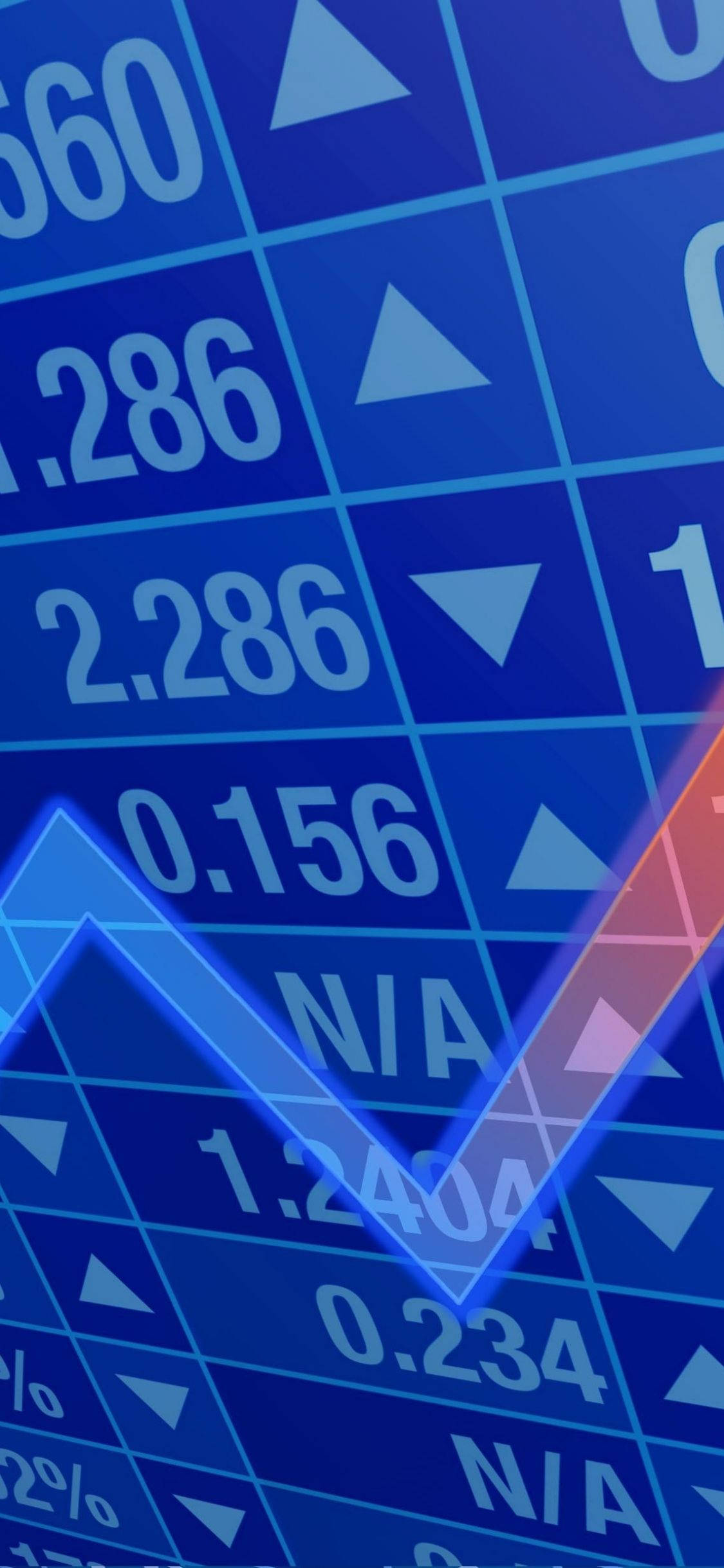 Stock Market Pataas at Pababa na mga Arrow Wallpaper
