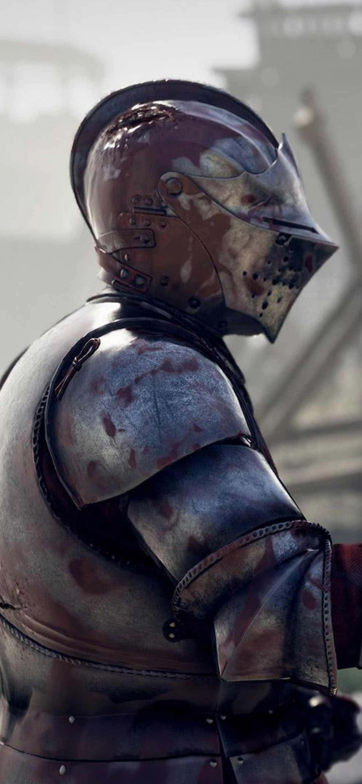 "Stock photo ng iPhone XS Max na nagtatampok ng larong Mordhau" Wallpaper