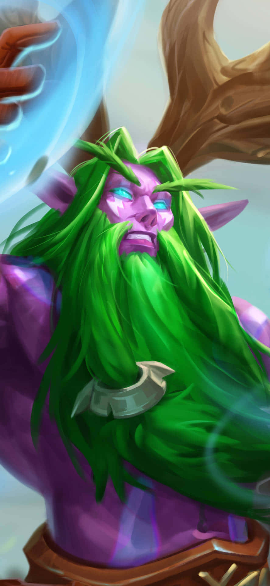 Stormrage Druid Pixel 3xl Hearthstone Background Wallpaper