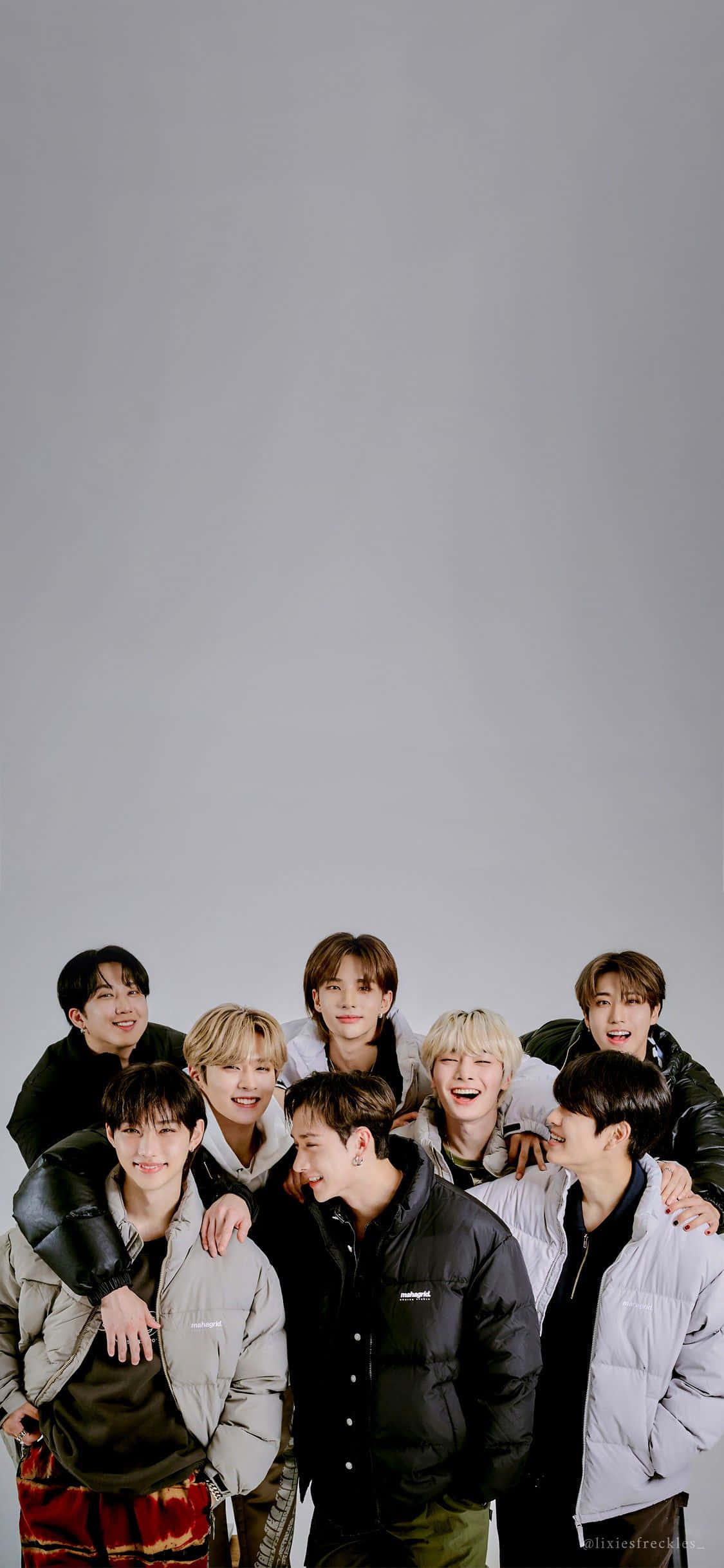 Stray Kids OT8 Kahanga-hangang Visual Wallpaper