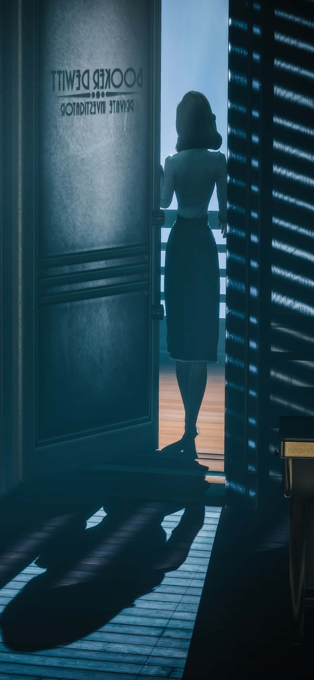Stunning Bioshock Infinite-inspired Wallpaper para sa iPhone XS Max Wallpaper