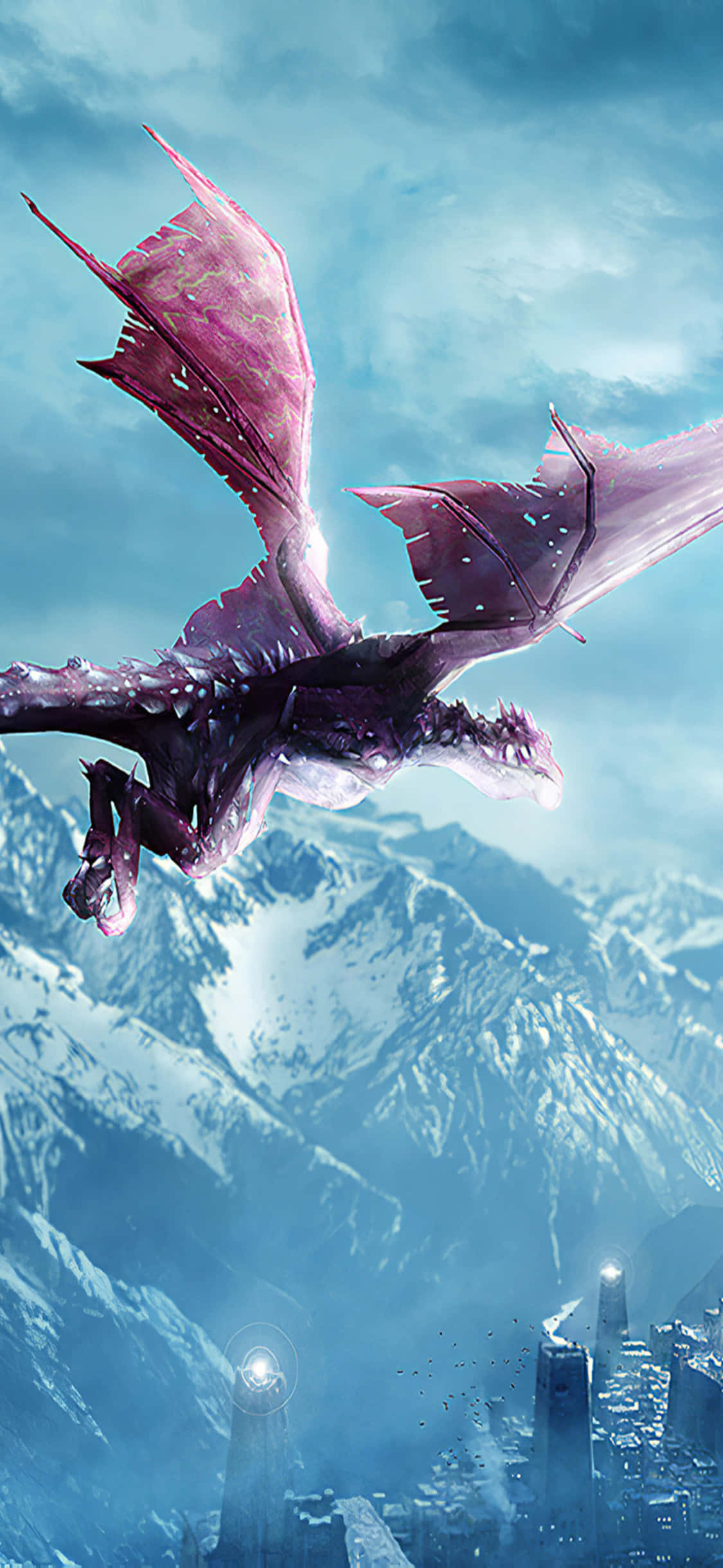 Nakamamangha na Dragon Age Inquisition Background sa iPhone Xs Wallpaper