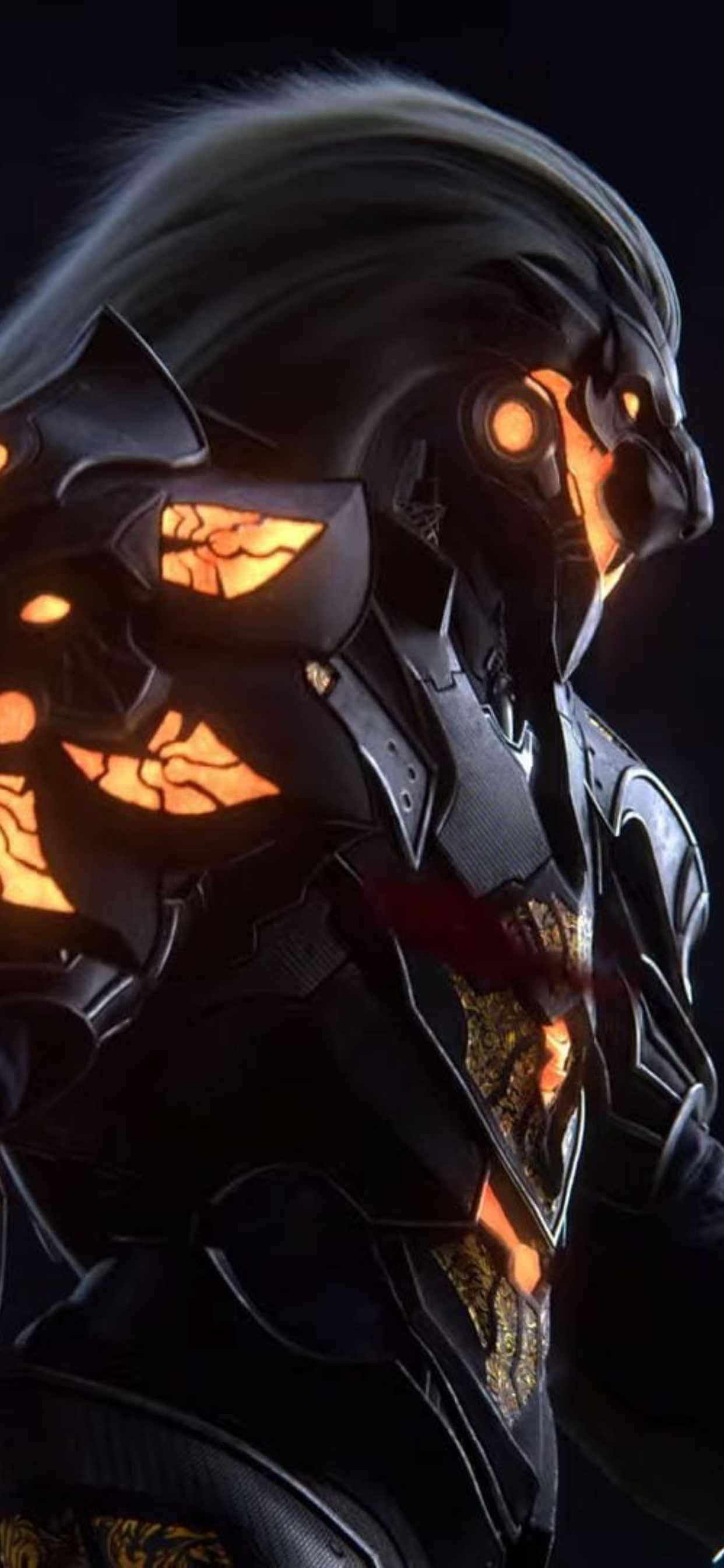 Nakamamang Wallpaper ng Godfall Game para sa iPhone Xs Max Wallpaper