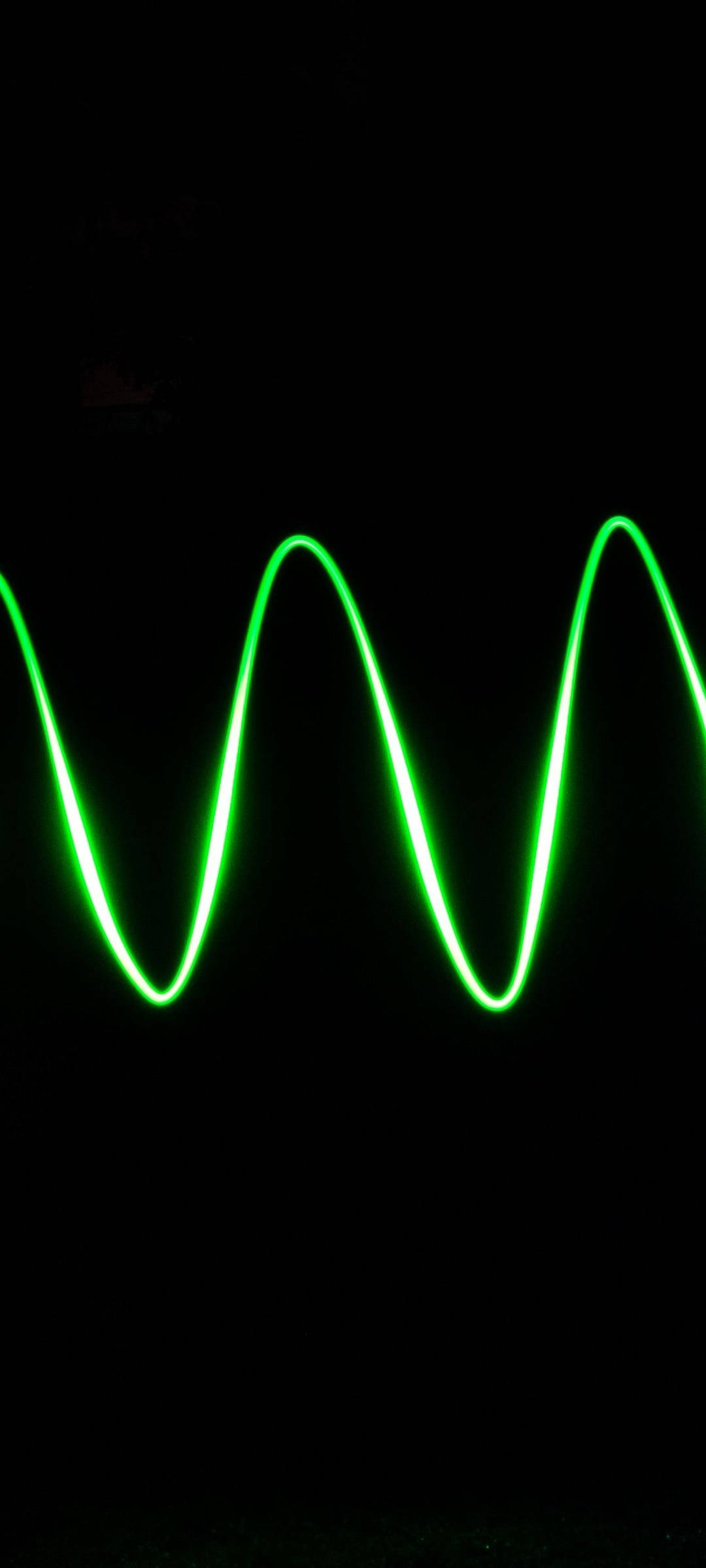 Stunning Neon Green Wave with Redmi Note 10 Wallpaper
