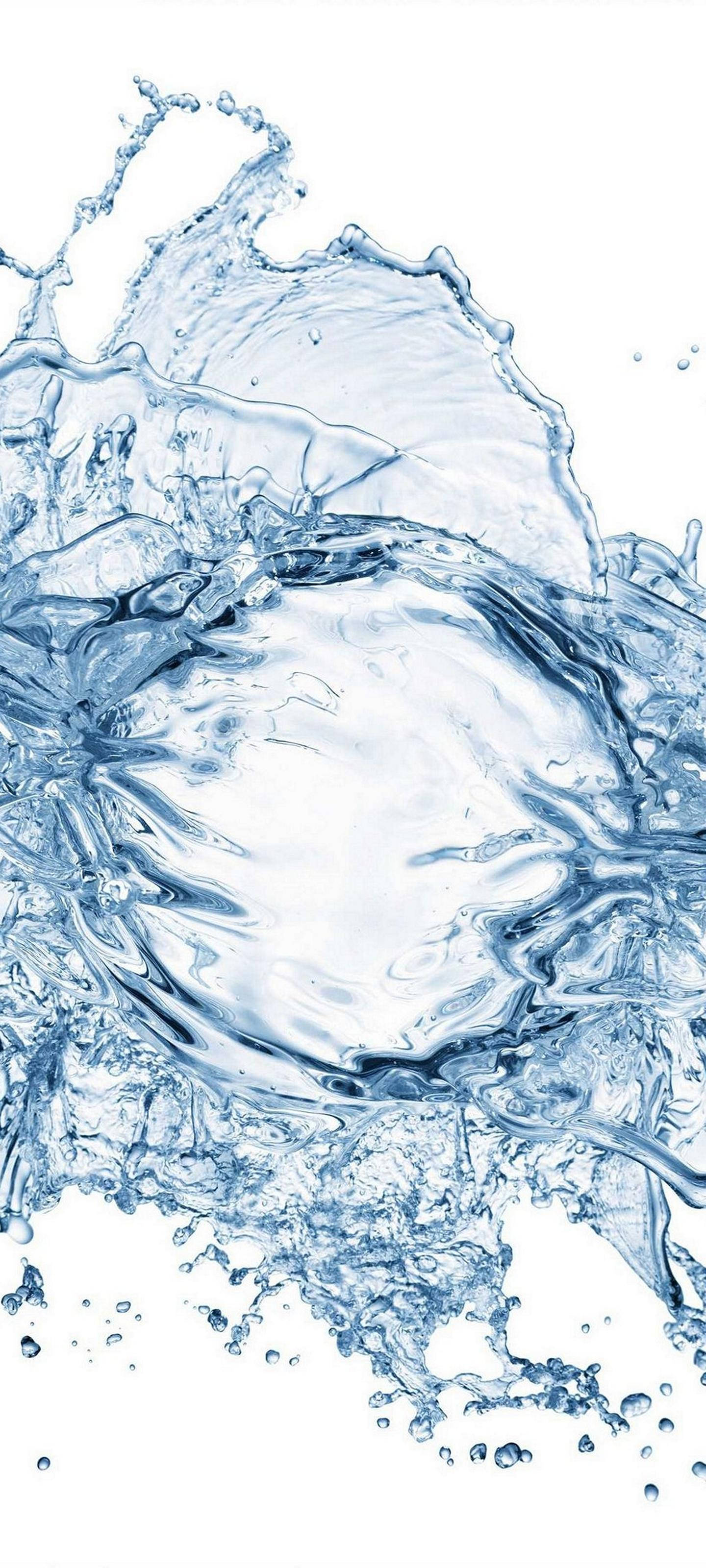 Nakaka-stunning na Samsung S21 Ultra Enduring Water Splash Wallpaper