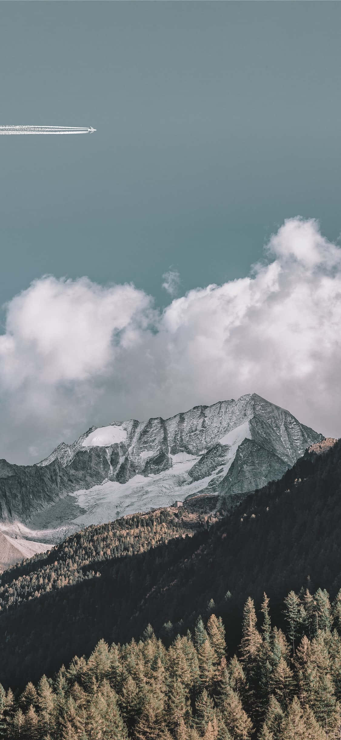 Stunning Scenic Nature Background para sa iPhone X Wallpaper