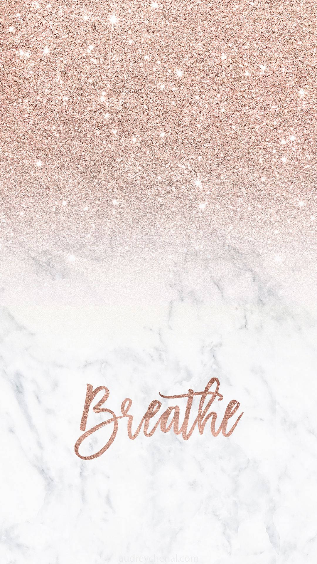 Sublimang Pinaghalong ng Pasyon - Ang Mapang-akit na Rose Gold Ombre Wallpaper