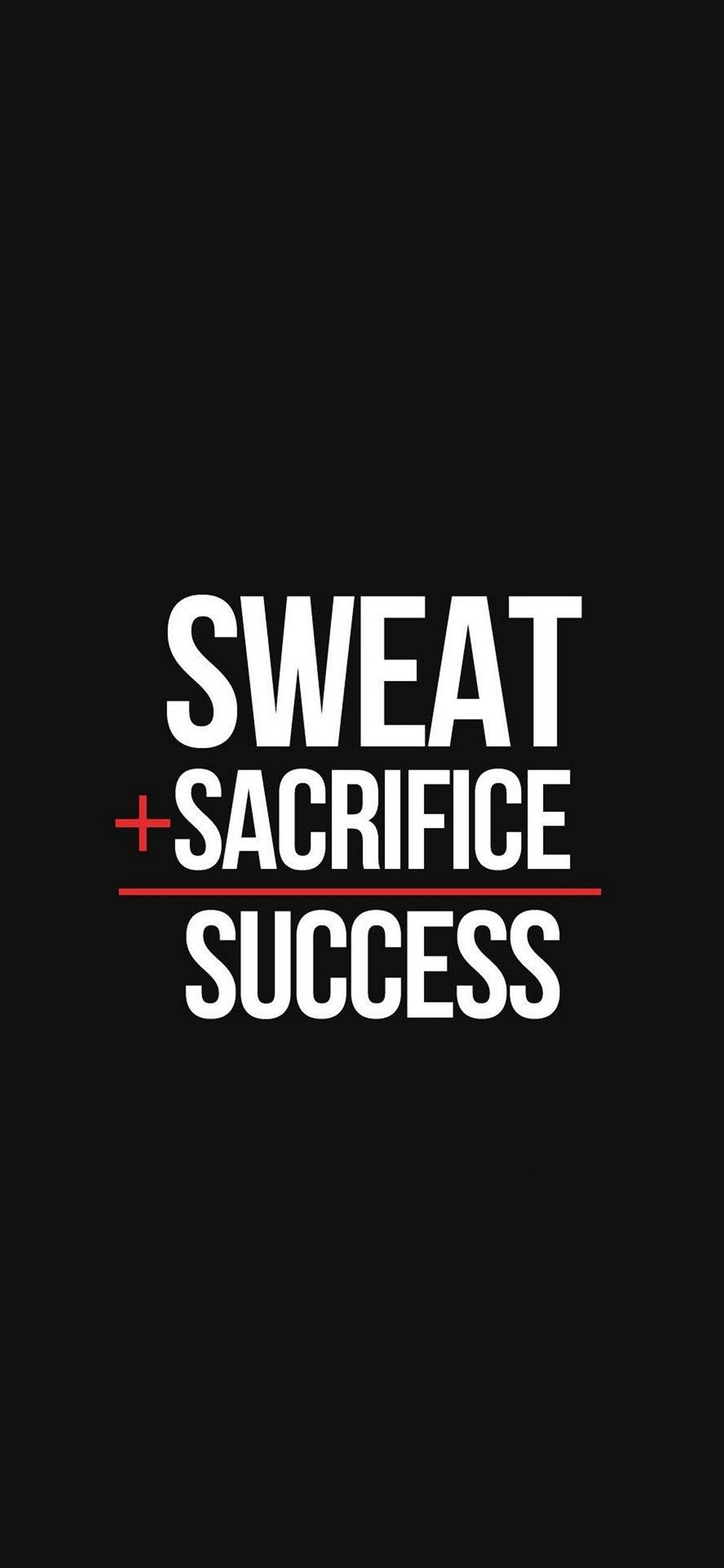 Success Equation Motivational iPhone Wallpaper