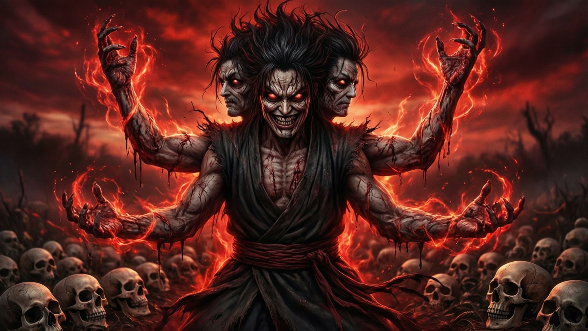 Sukuna Hari ng mga Sumpa Wallpaper