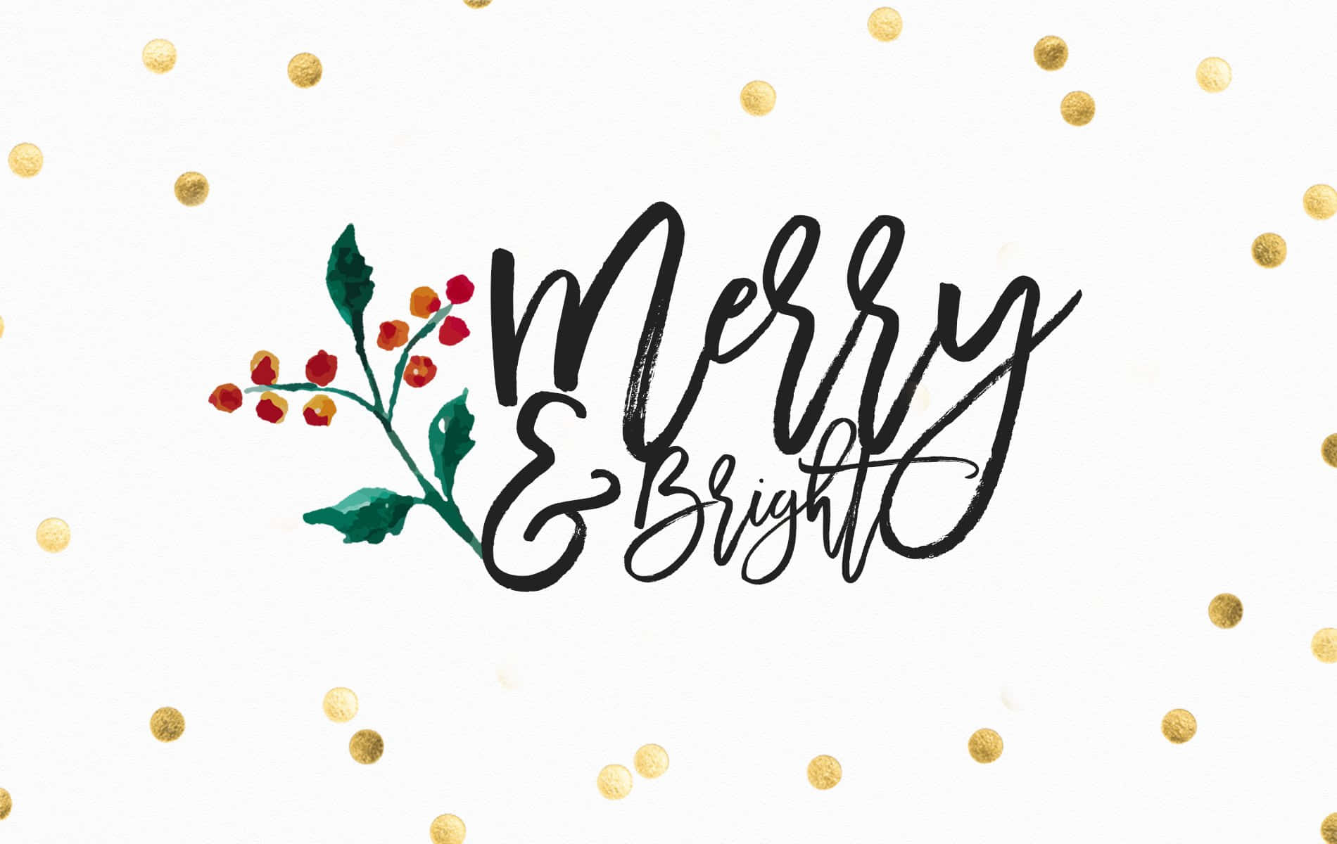 sulat ng maligayang pasko na may gintong tuldok Wallpaper