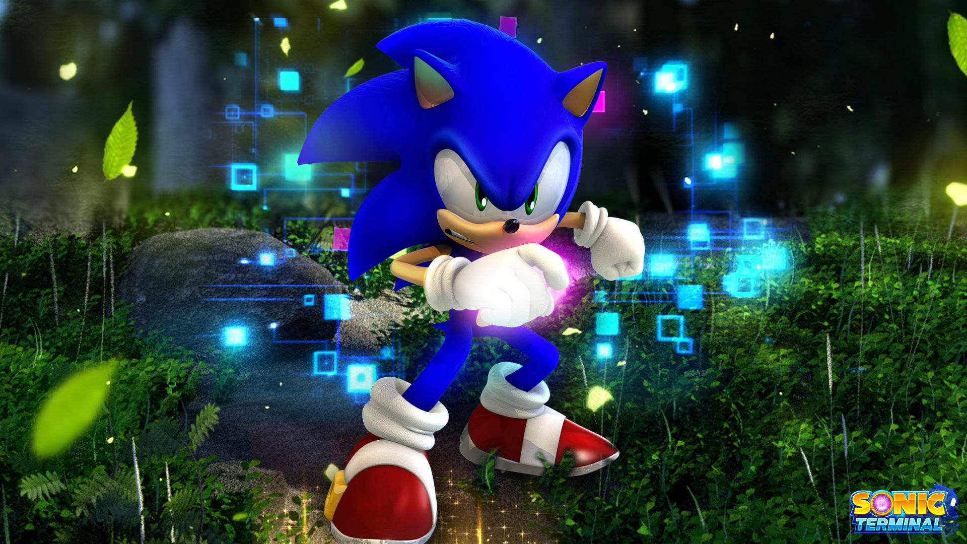 Sumabay sa bilis kasama si Cool Sonic! Wallpaper