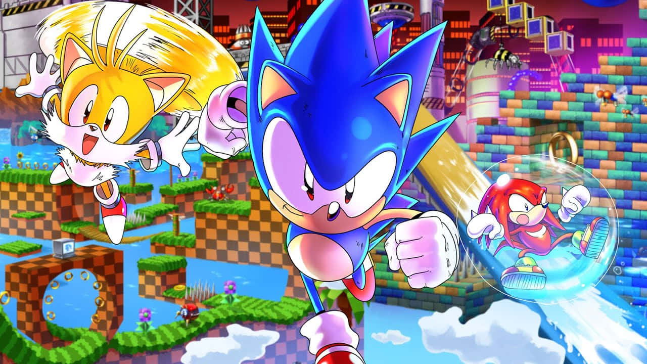 Sumakay nang Mas Mabilis Pa sa Bilis ng Liwanag Kasama si Sonic! Wallpaper