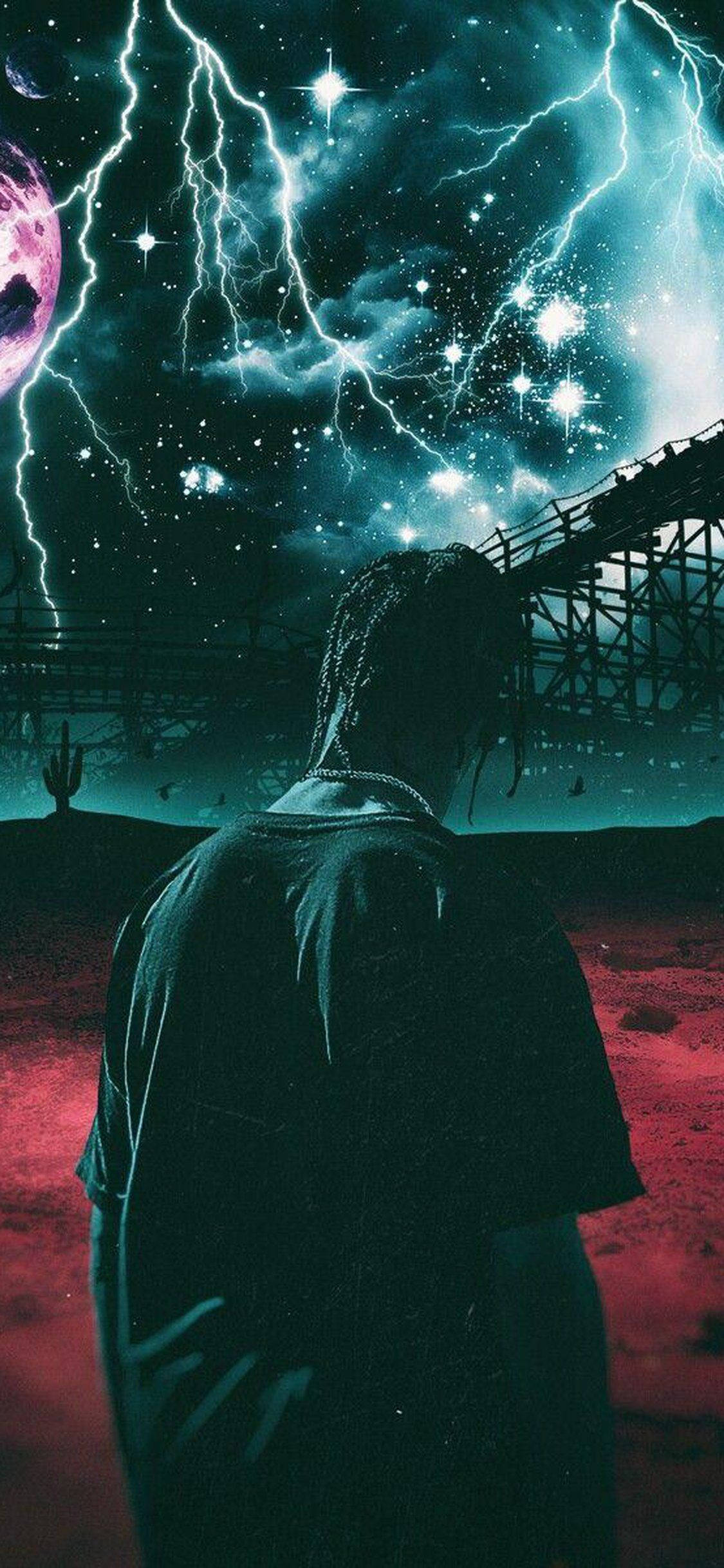 Sumakay sa Mahikang Biyahe sa Astroworld Kasama si Travis Scott Wallpaper