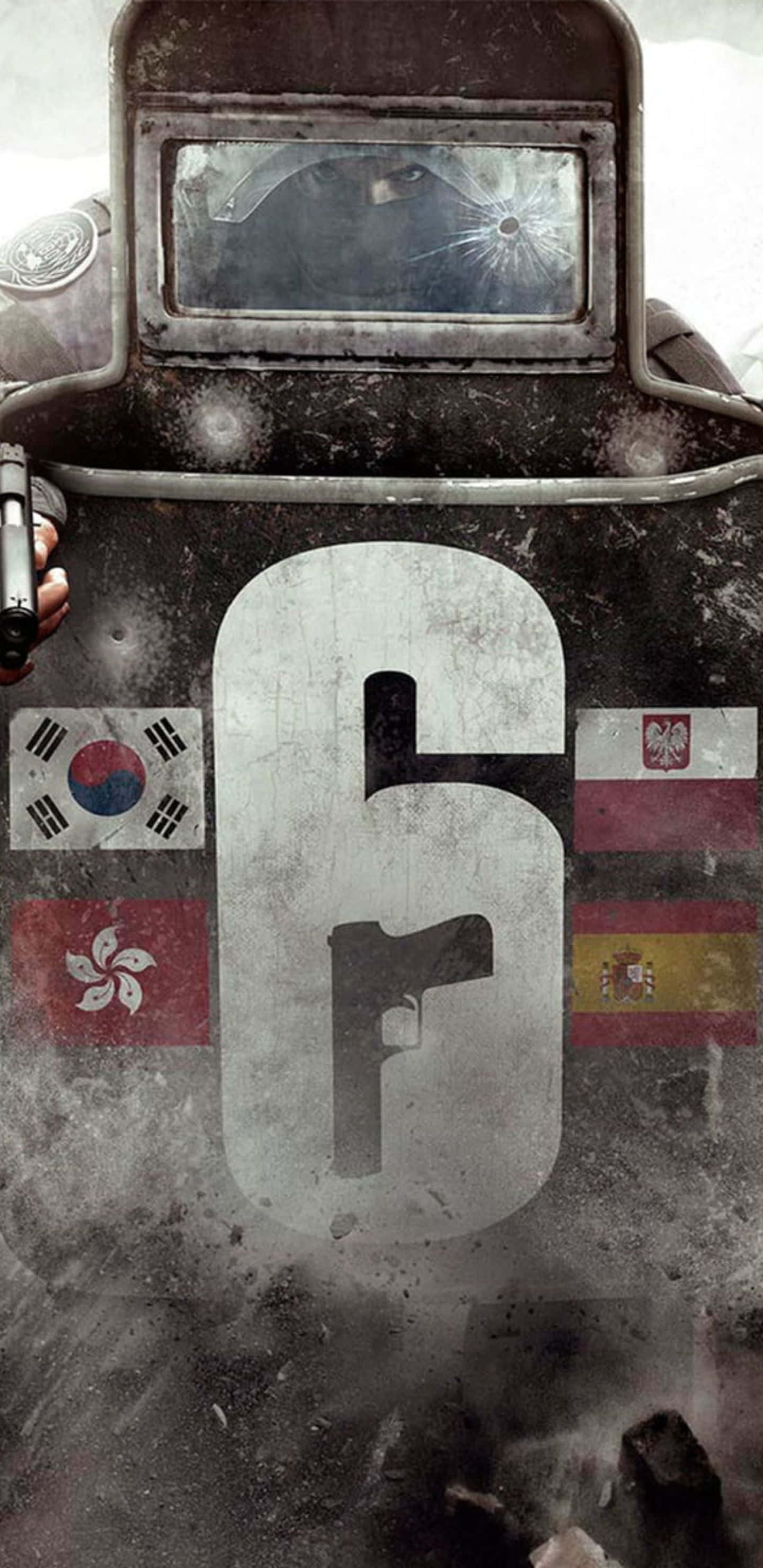 Sumali sa laban sa iyong Pixel 3XL gamit ang Rainbow Six Siege. Wallpaper