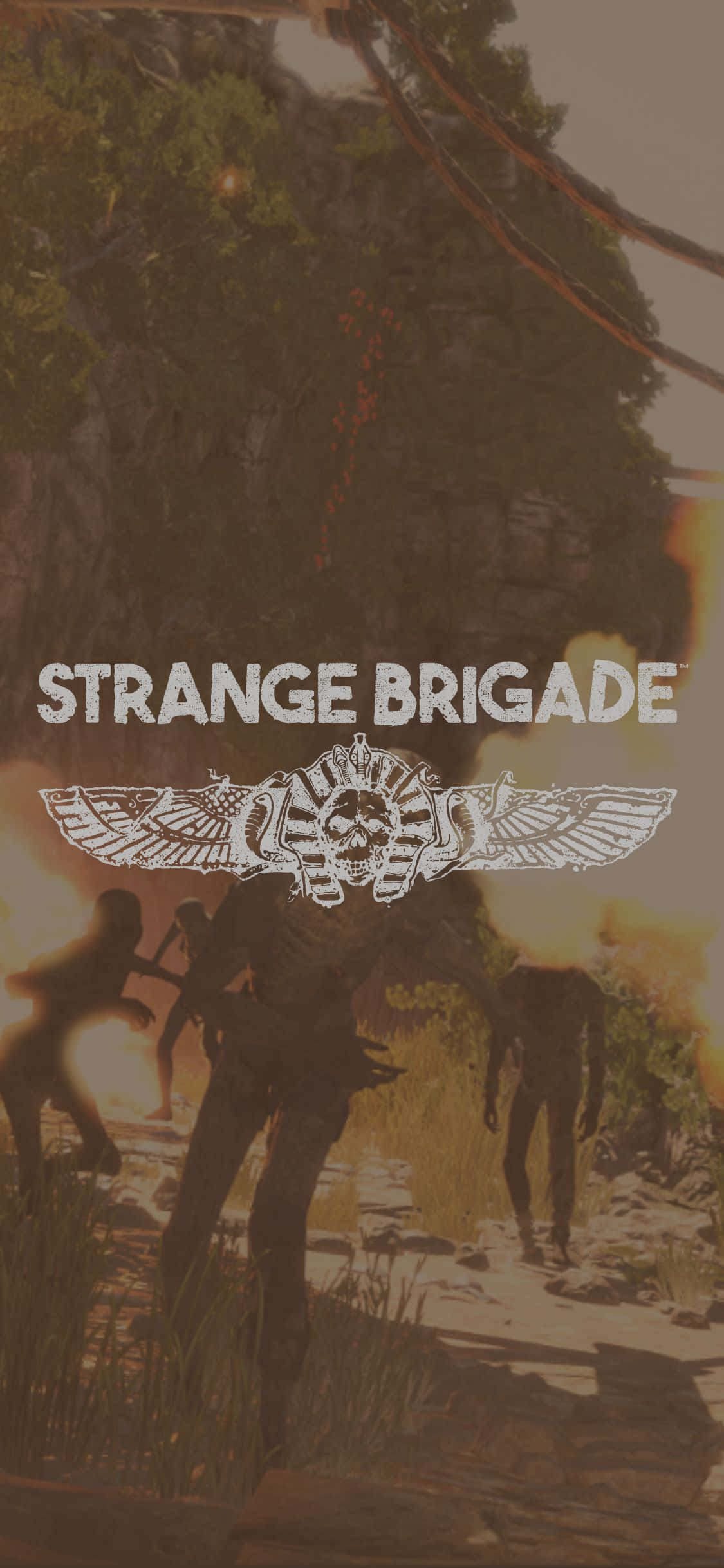 Sumali sa Pakikipagsapalaran gamit ang iPhone X Strange Brigade Wallpaper