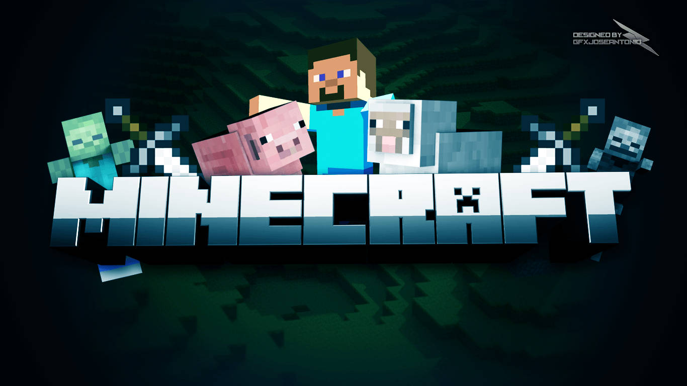 Sumali sa Pakikipagsapalaran ng Survival kasama si Steve sa Minecraft Wallpaper