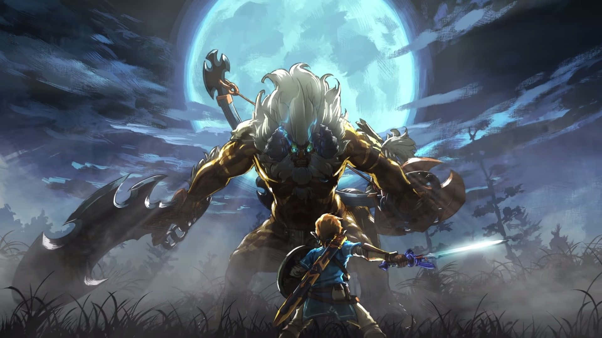 Sumama kay Link sa isang epikong paglalakbay kasama ang Legend Of Zelda. Wallpaper