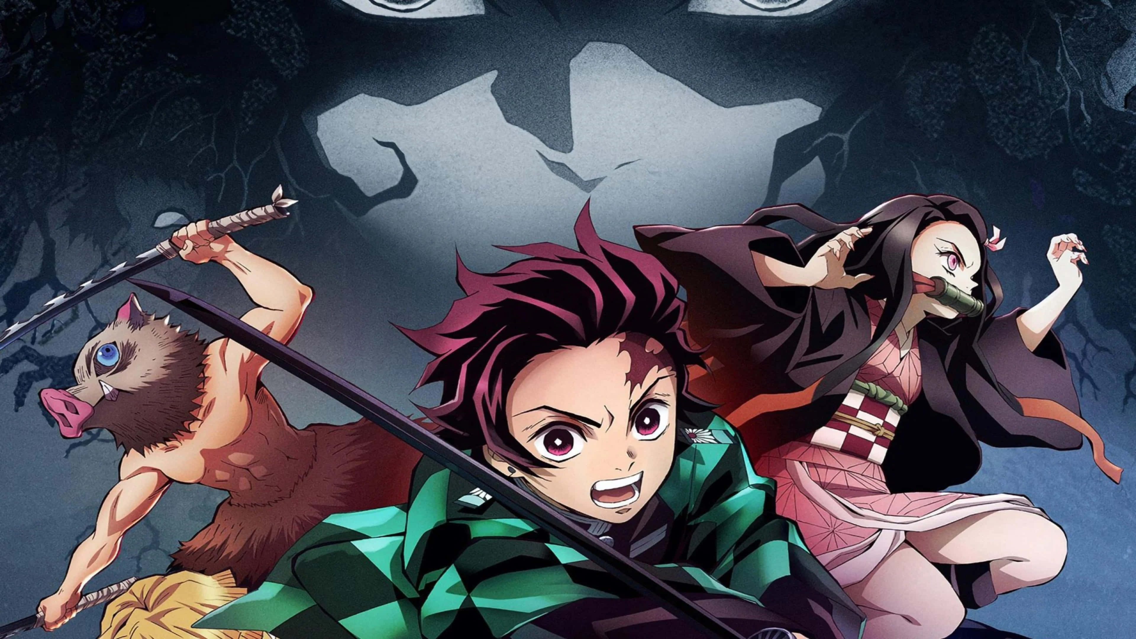 Sumama kay Tanjiro at sa Demon Slayer Corps upang talunin ang kasamaang nagbabanta sa sangkatauhan Wallpaper