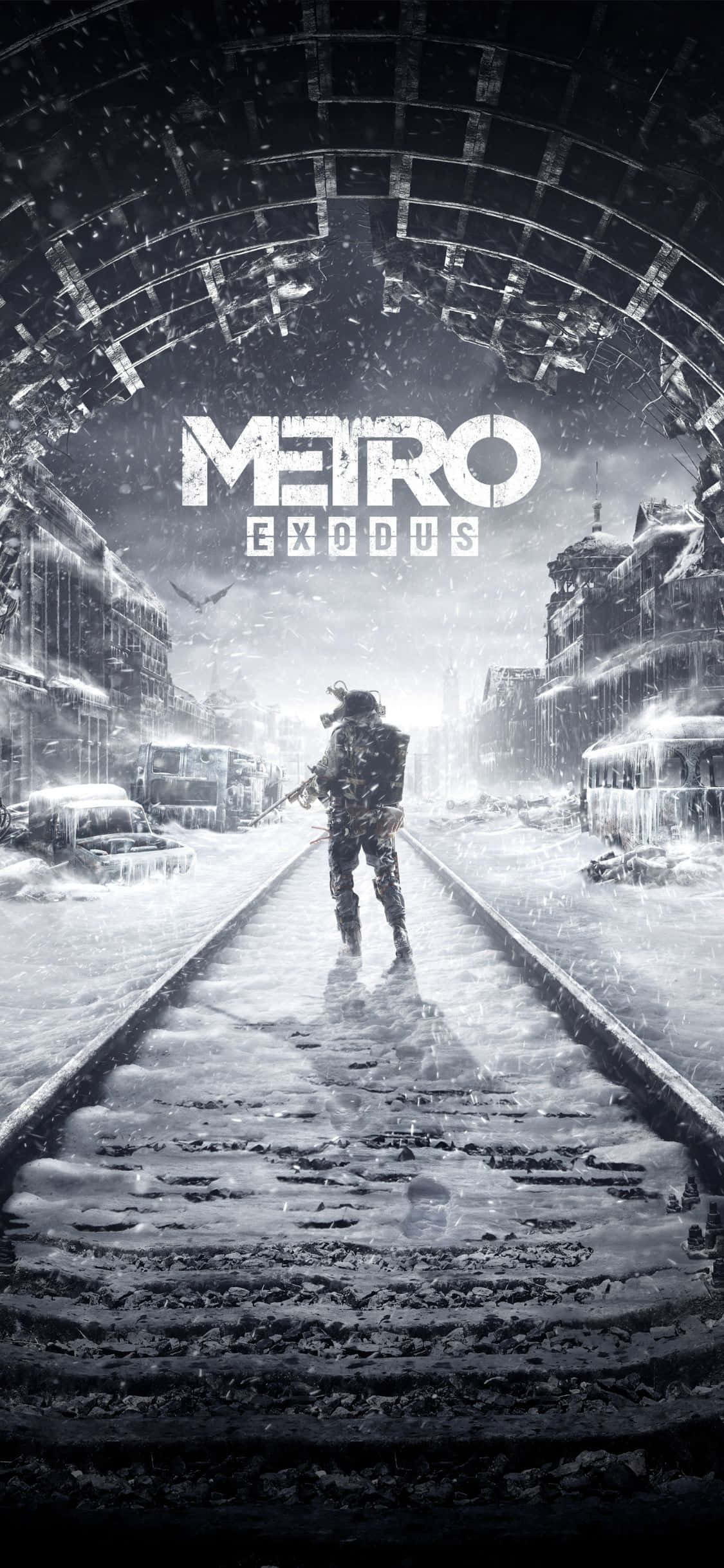 Sumisid ka sa post-apocalyptic na mundo ng Metro Exodus na may malinaw na visuals ng iPhone X Wallpaper