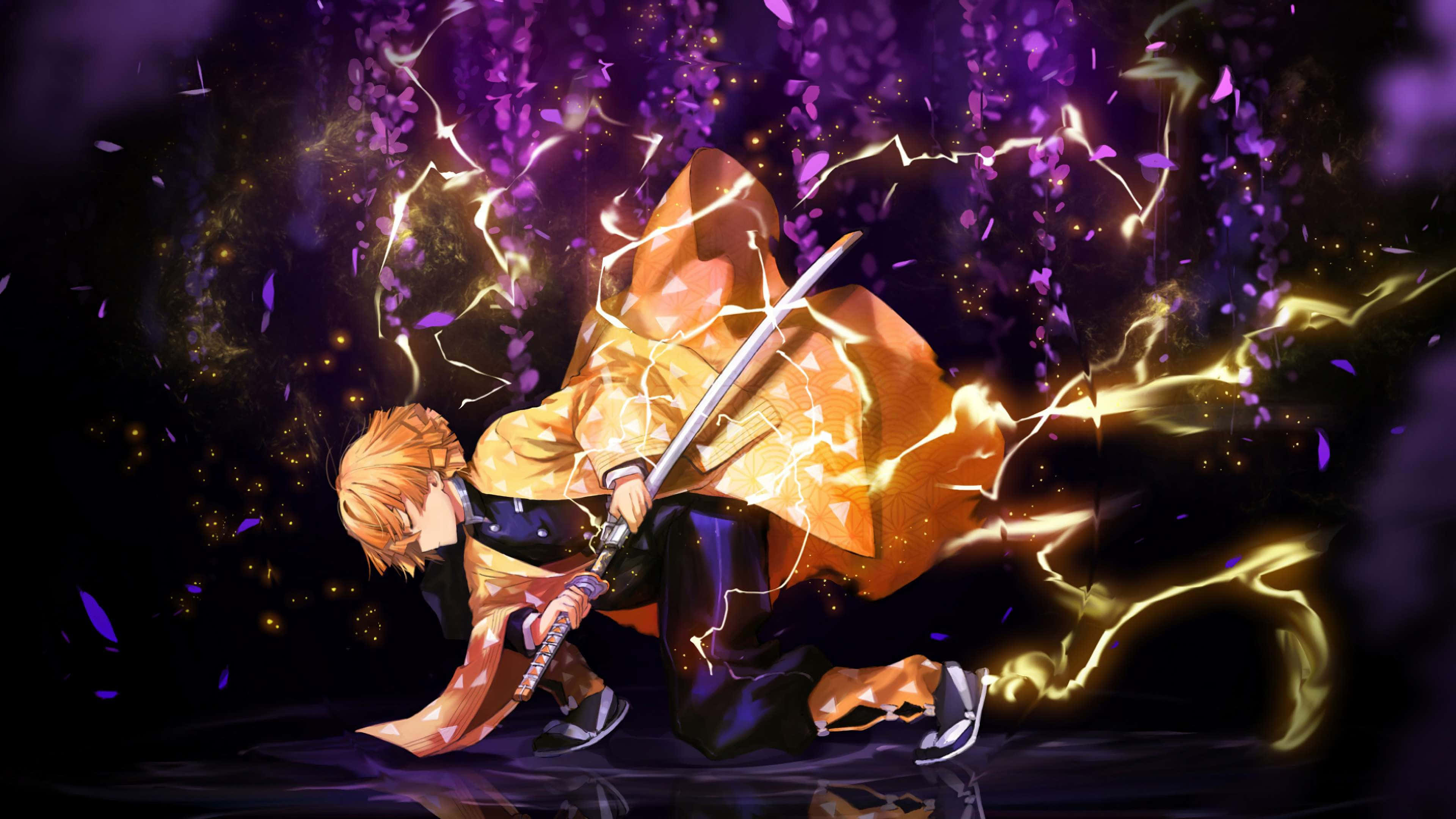 Sumisid sa mundo ng Demon Slayer gamit ang mga nakamamanghang 4K na larawang ito. Wallpaper