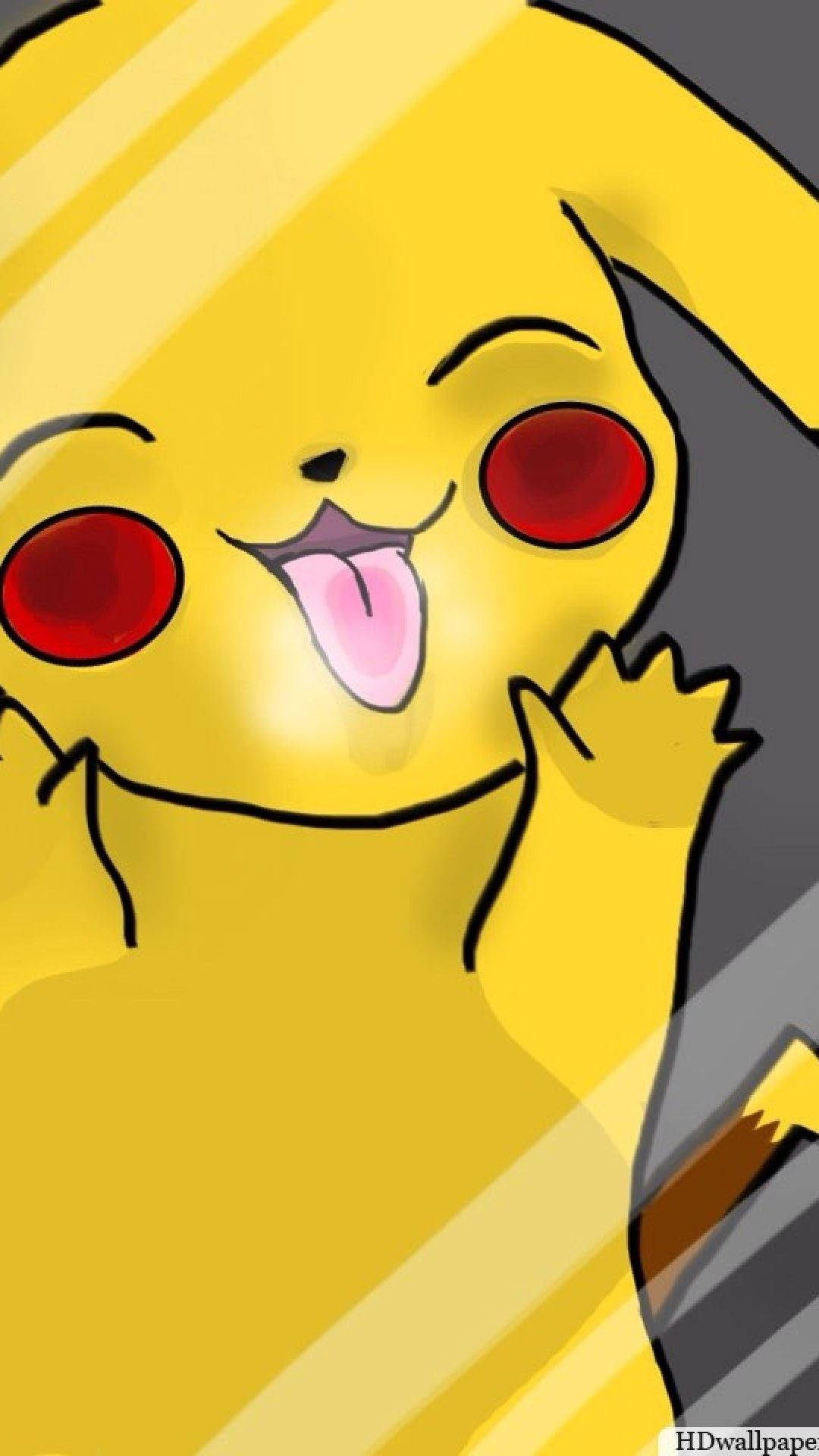 "Sumisilip si Pikachu sa bintana!" Wallpaper
