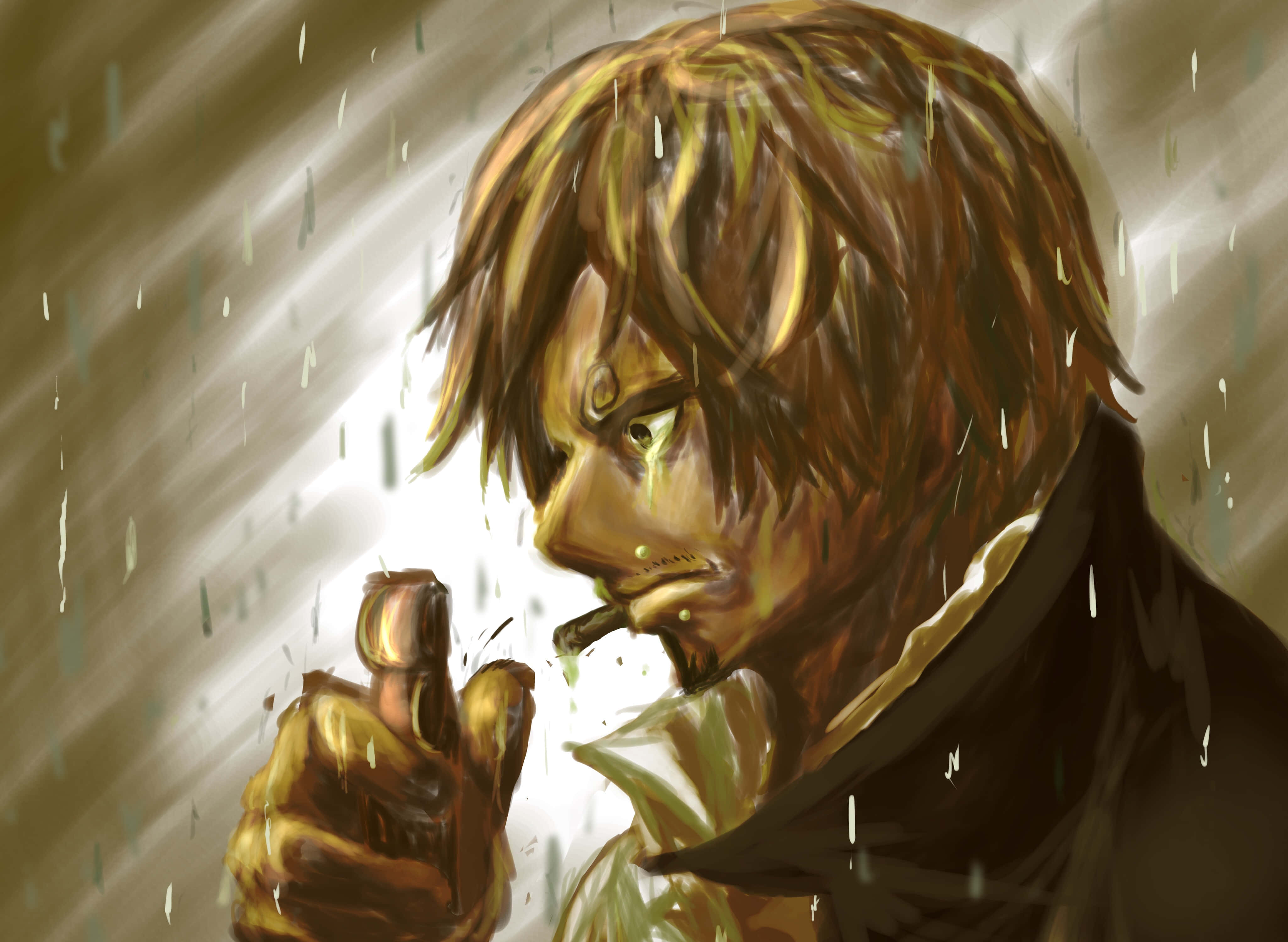 Sumusunod si Luffy sa Landas ng Pagiging Hari ng mga Pirata sa 4K na Kalidad ng One Piece Wallpaper