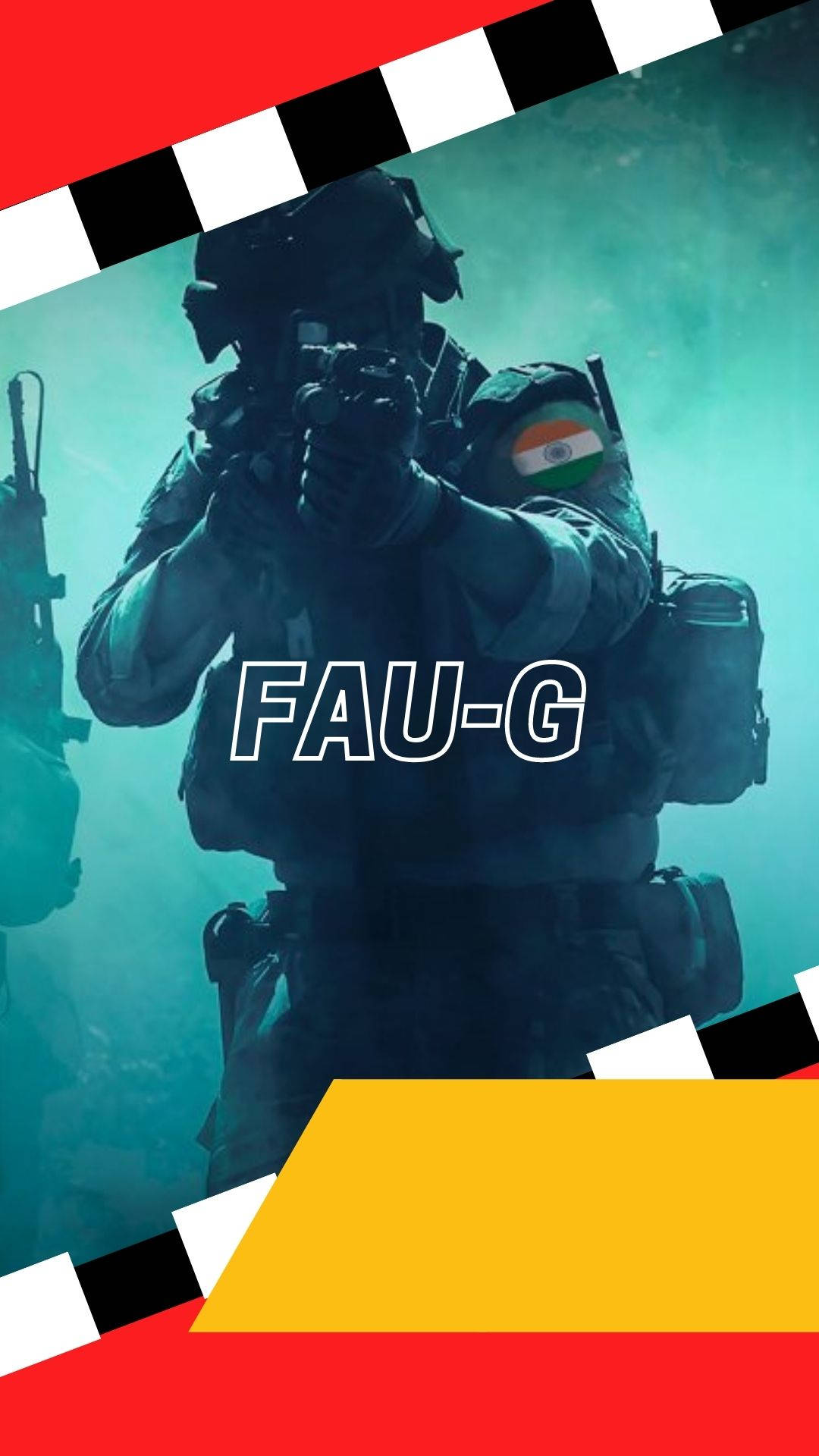 Sundalong Nagpuntirya ng Baril FAU-G Makulay Wallpaper