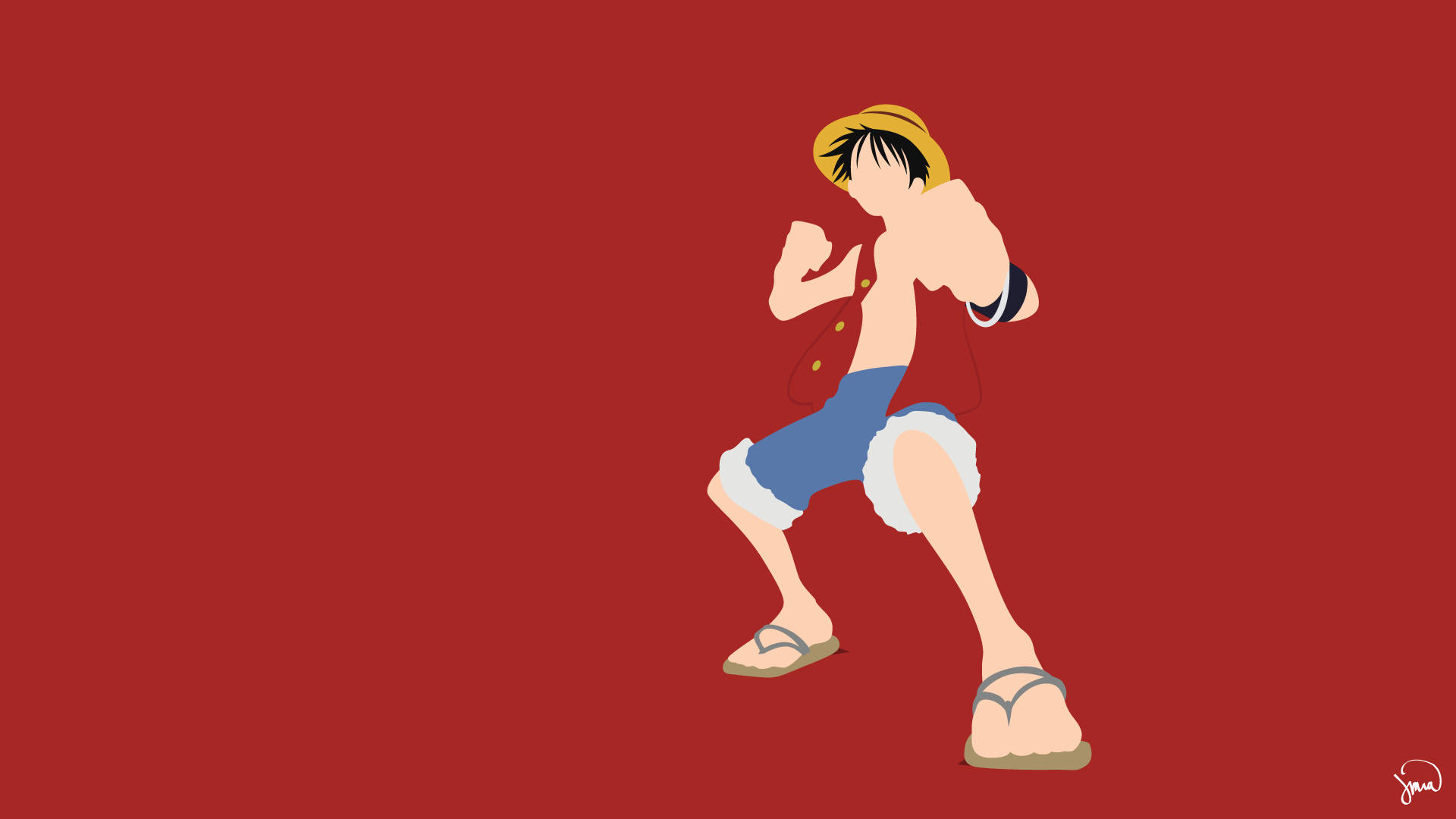 Sundan ang Straw Hat Crew at ang Walang Kabusugang Haring Pirata - Monkey D. Luffy! Wallpaper