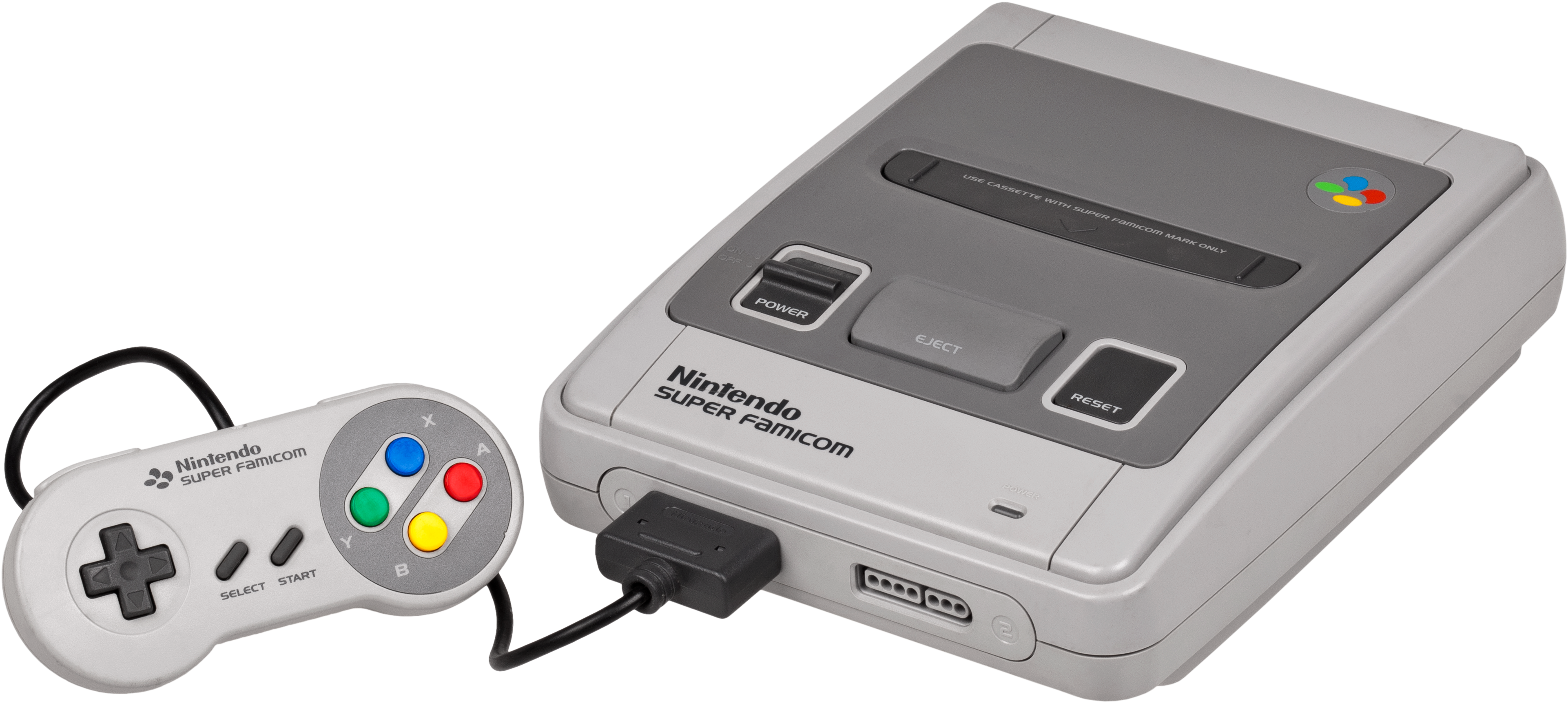 Super Famicom Console at Controller Wallpaper