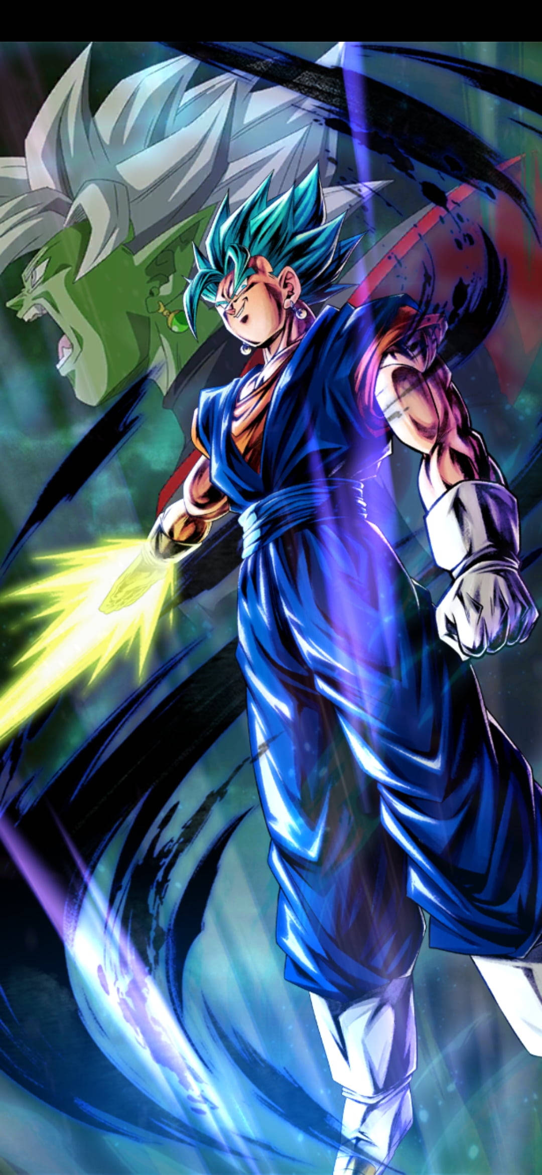 Super Saiyan Blue At Black Goku Live Wallpaper