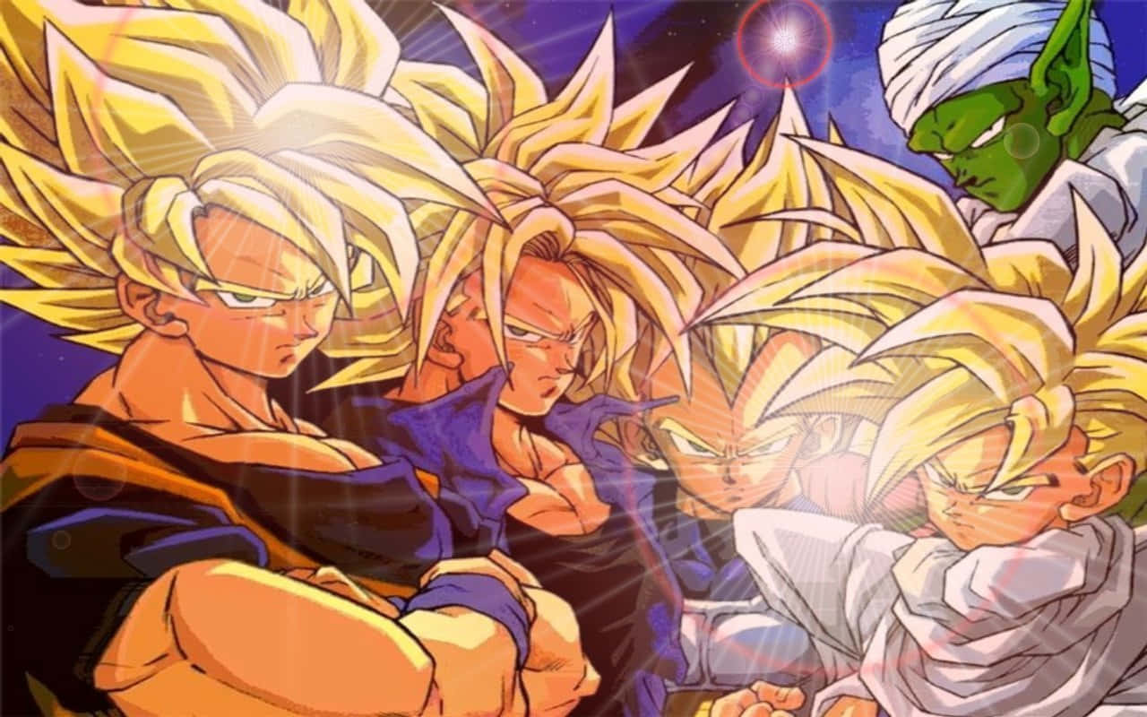 Super Saiyan Blue Goku laban ang Duplicate Vegeta sa Dragon Ball Super Anime Series Wallpaper