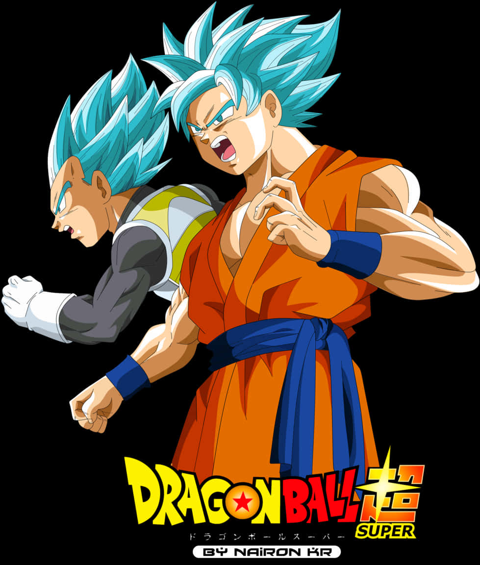 Super Saiyan Blue Goku at Vegeta Dragon Ball Super Wallpaper