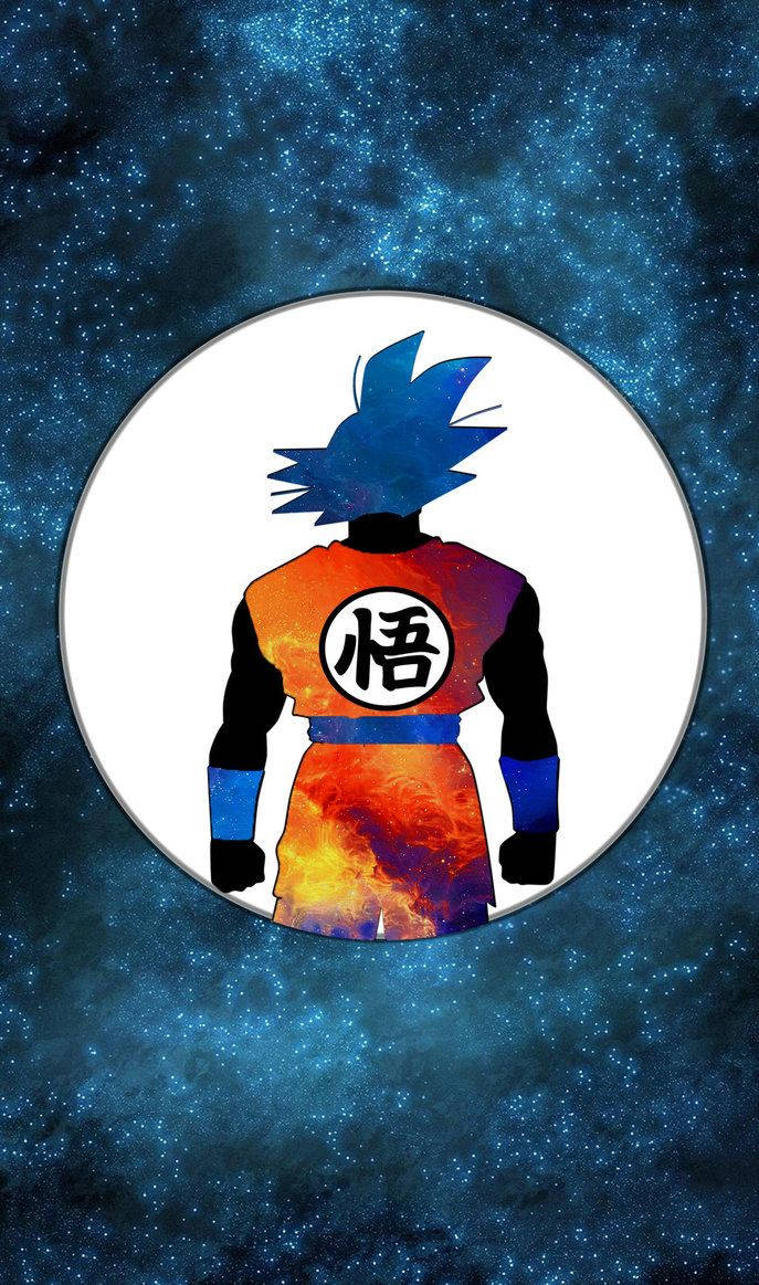 Super Saiyan Goku ay pinagkadalubhasaan ang kanyang mga kapangyarihan sa uniberso Wallpaper