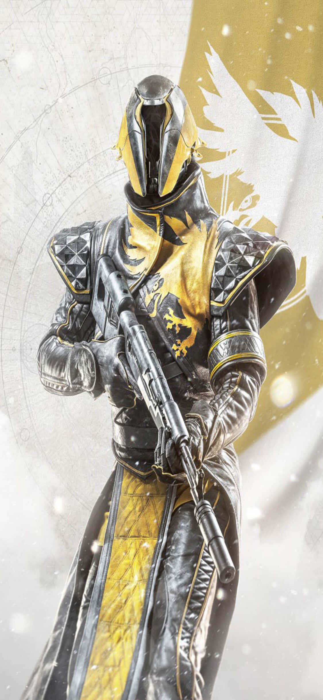Supercharge ang Iyong Pakikipagsapalaran Gamit ang Destiny 2 iPhone Xs Wallpaper