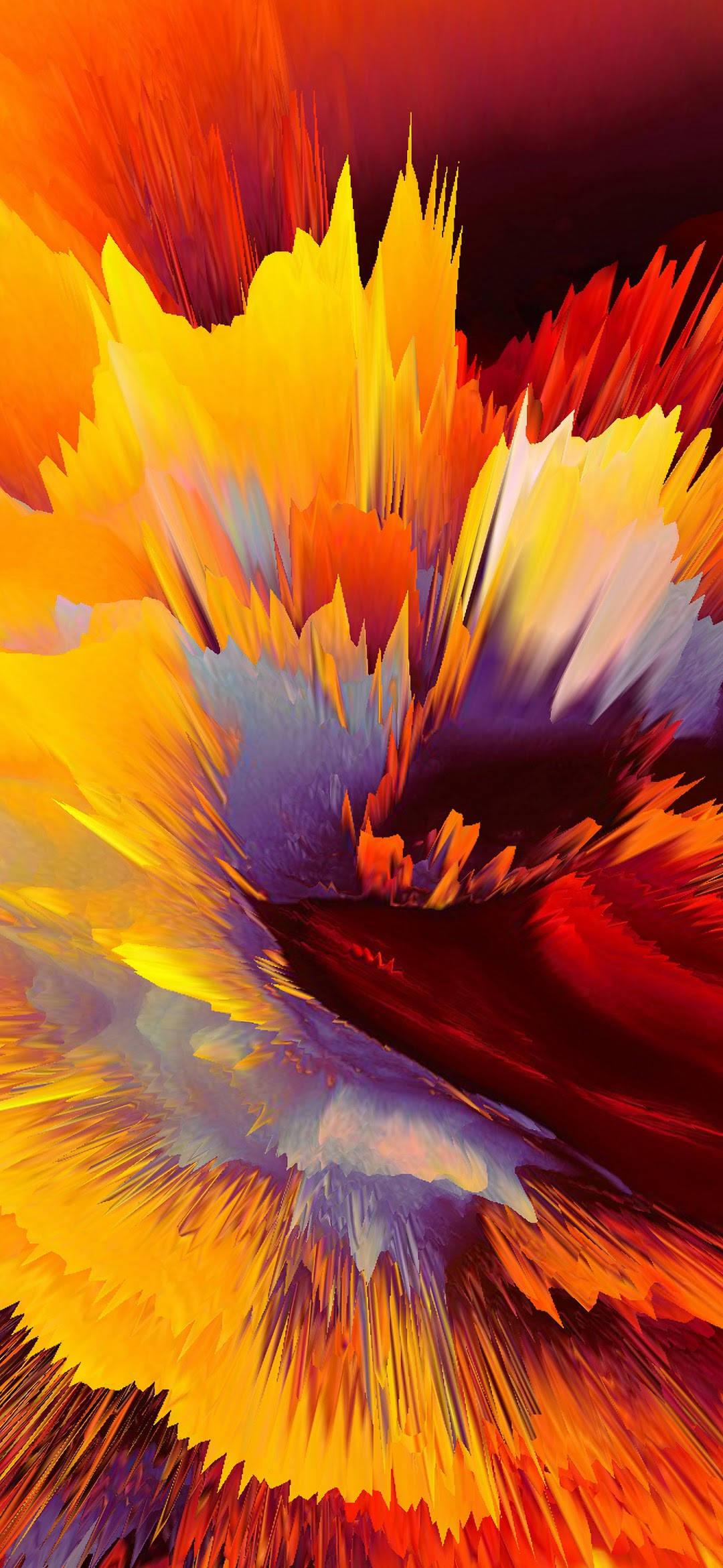 Supreme Blast Sa Dilaw At Kahel Wallpaper
