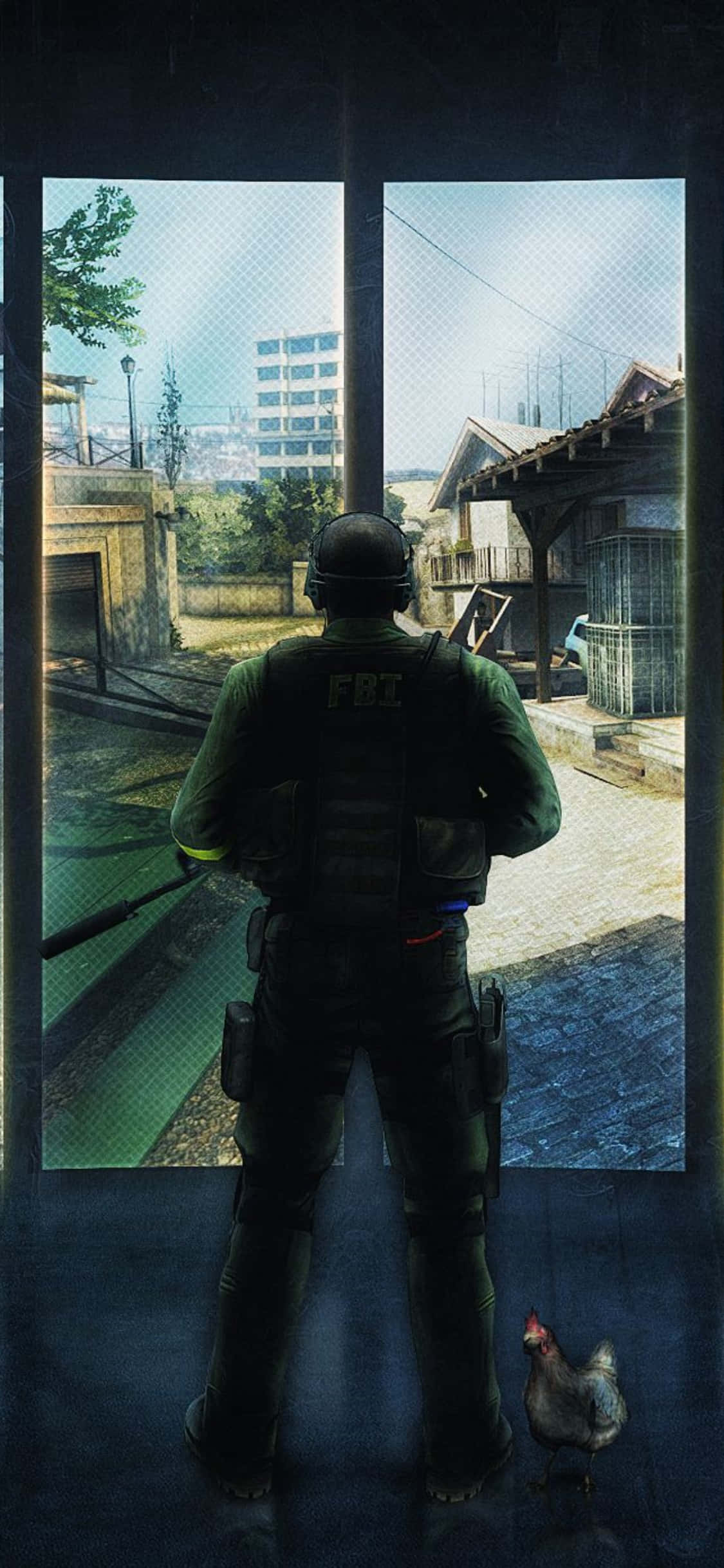 Makaligtas sa Sitwasyon kasama ang Iyong Counter-Strike Global Offensive Squad sa iPhone XS Wallpaper
