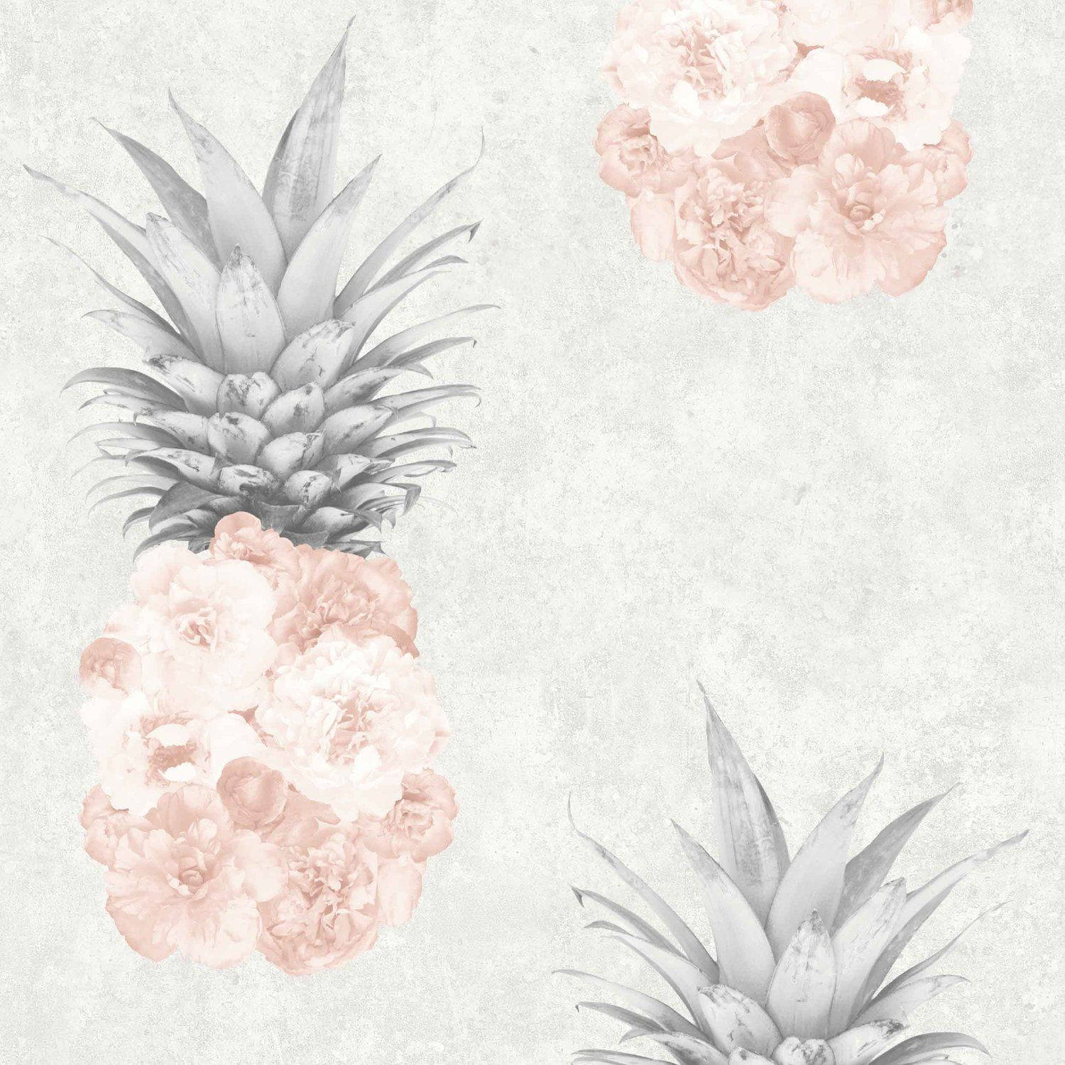 Matamis at Mabangong Pink na Pinya Wallpaper