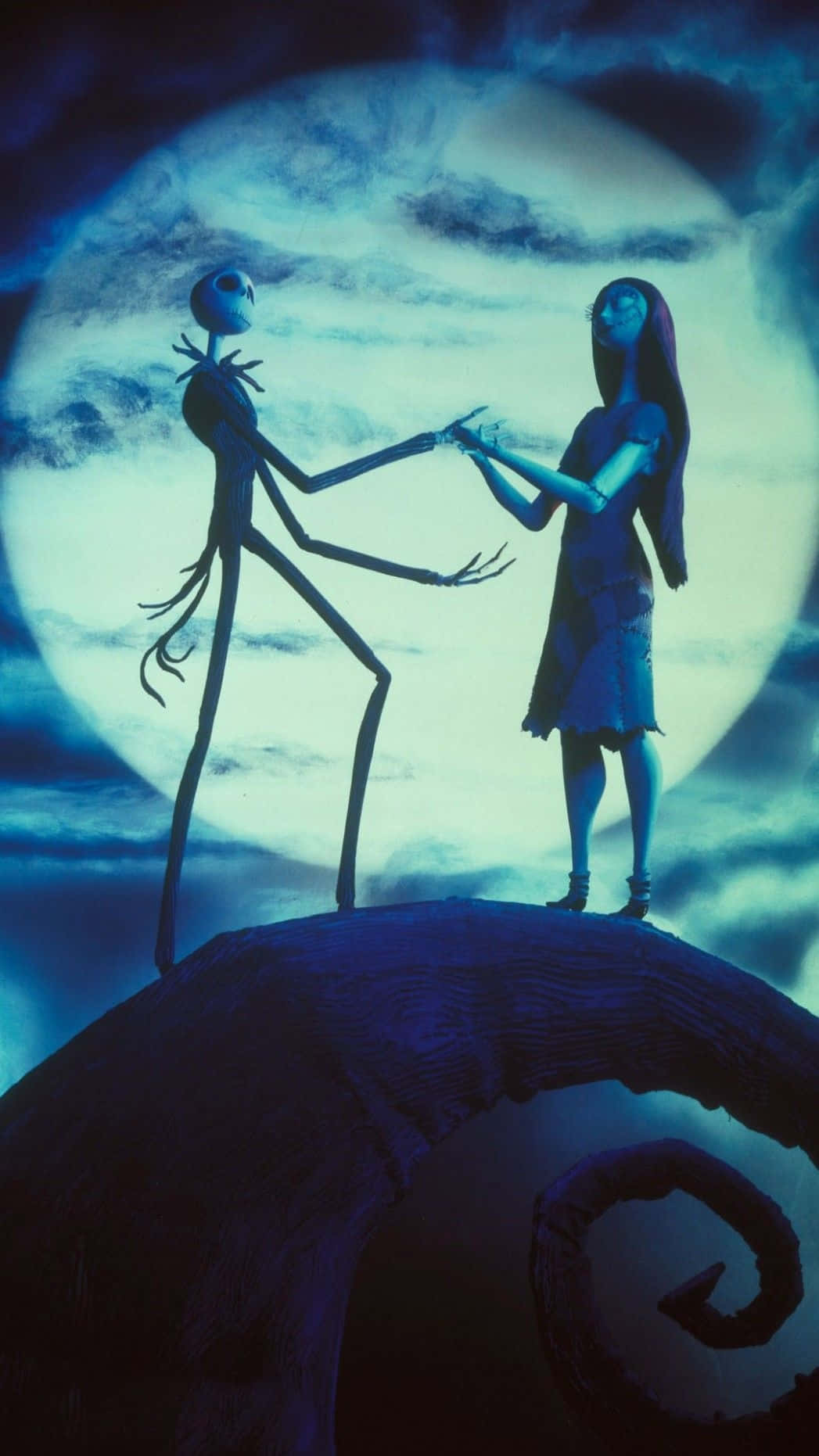 Sweet Sally At Jack Nightmare Before Christmas Wallpaper