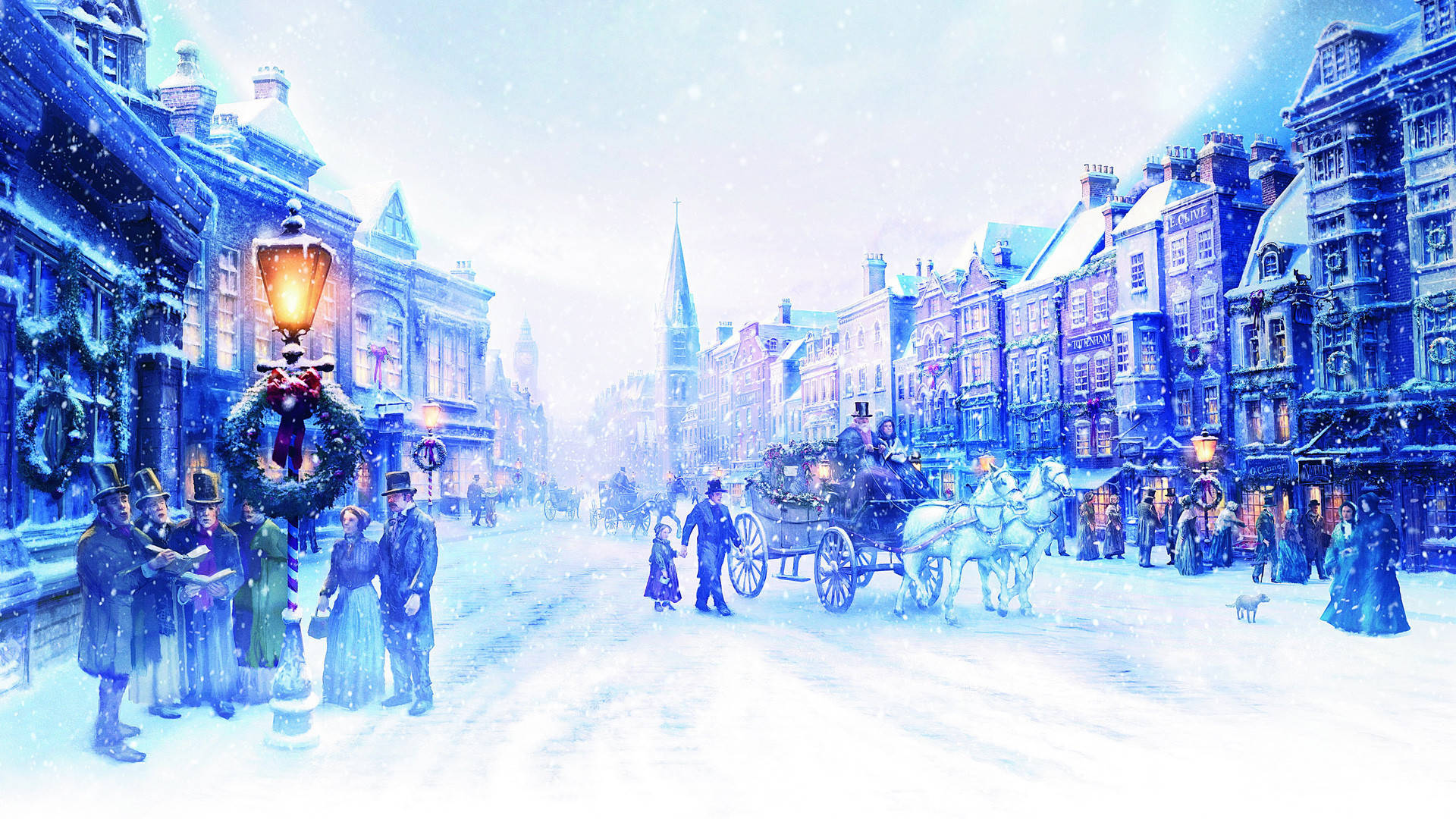 Tagpuan ng A Christmas Carol Wallpaper