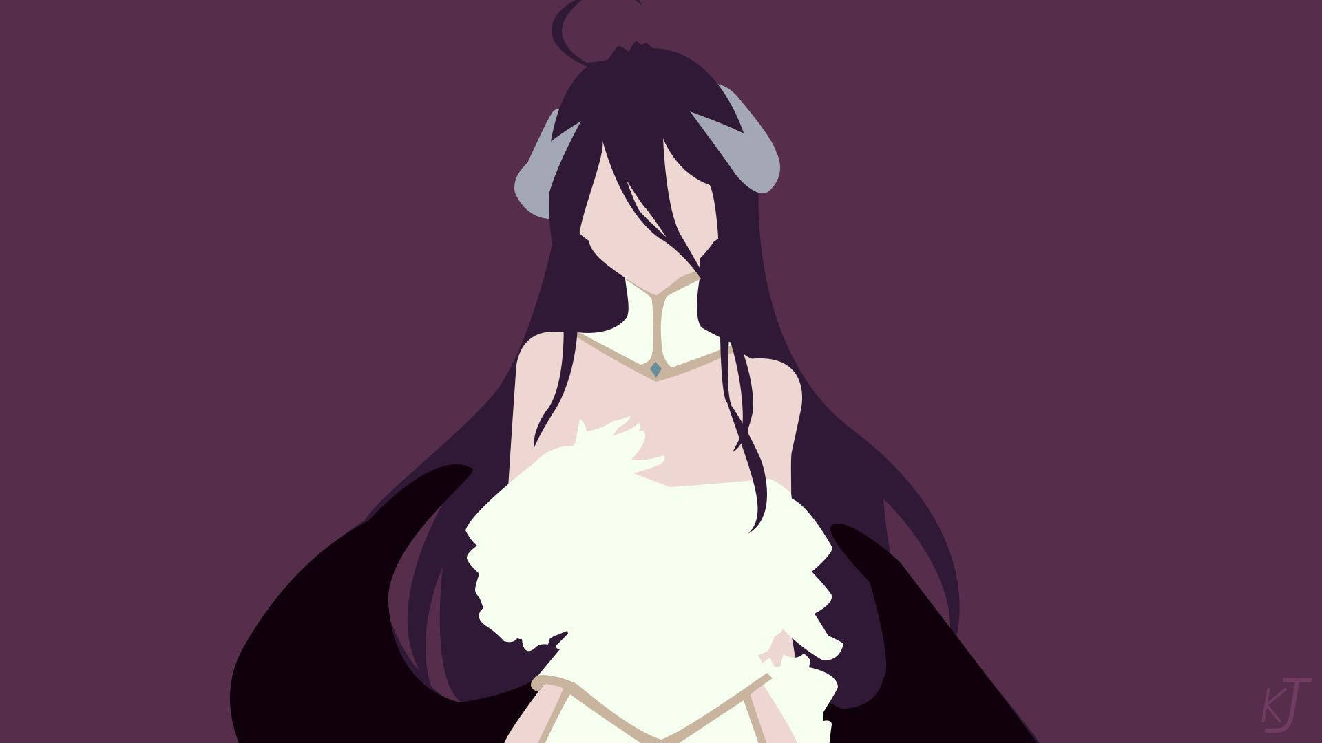 "Tahimik na Katahimikan: Minimalist na Anime Art" Wallpaper