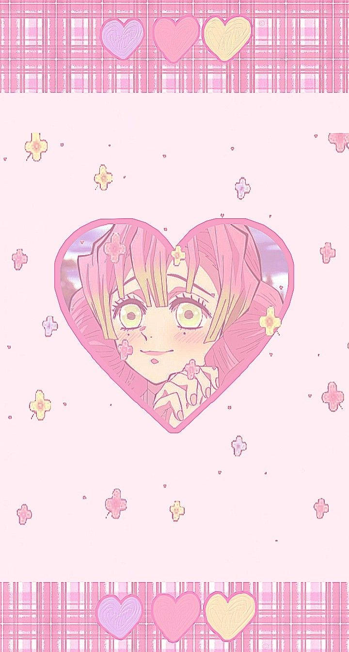 Tahimik na Love Hashira na may malambot na aesthetic na vibe Wallpaper