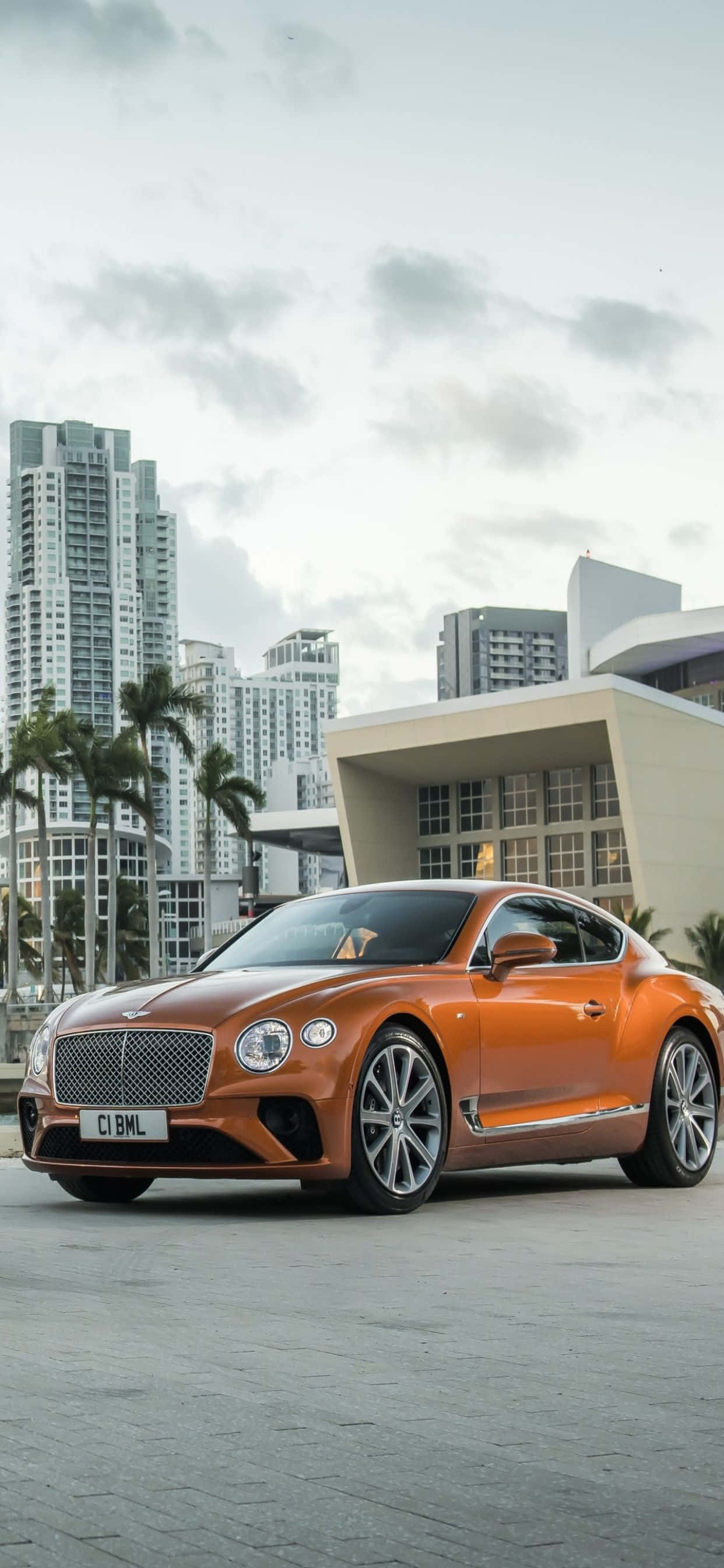 Dalhin ang Luho sa Susunod na Antas gamit ang iPhone Xs Max Bentley Wallpaper