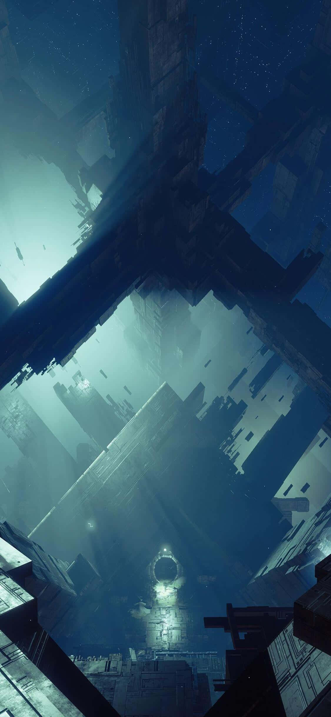 Harapin ang Galaxy kasama ang iPhone XS at Destiny 2 Wallpaper