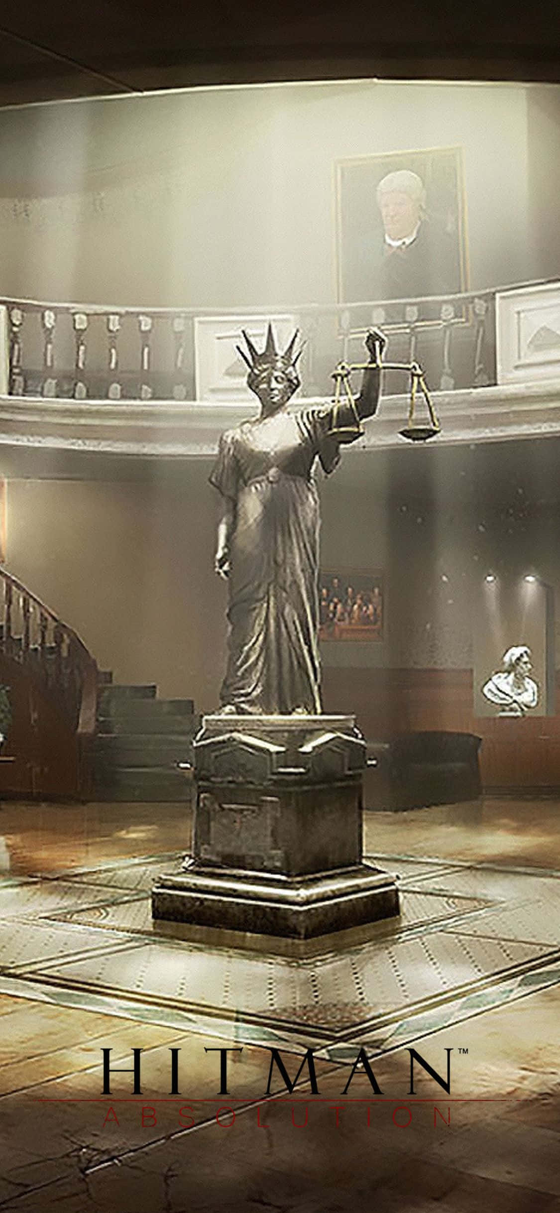 Harapin ang iyong kapalaran gamit ang iPhone X Hitman Absolution. Wallpaper